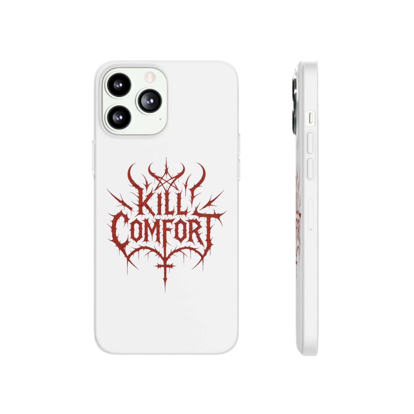 Edgy Flexi Cases for Tough Love | Gothic Phone Cover, Grunge Gift, Alternative Style, Unique Design, Kill Comfort