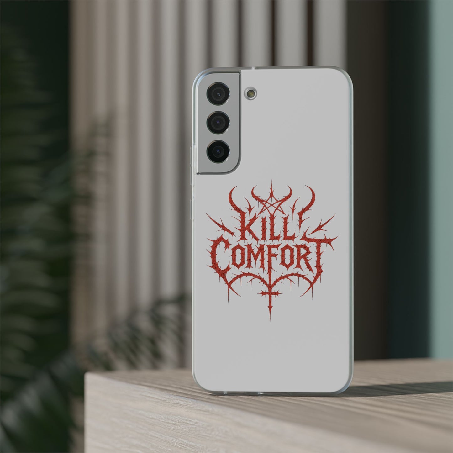 Edgy Flexi Cases for Tough Love | Gothic Phone Cover, Grunge Gift, Alternative Style, Unique Design, Kill Comfort