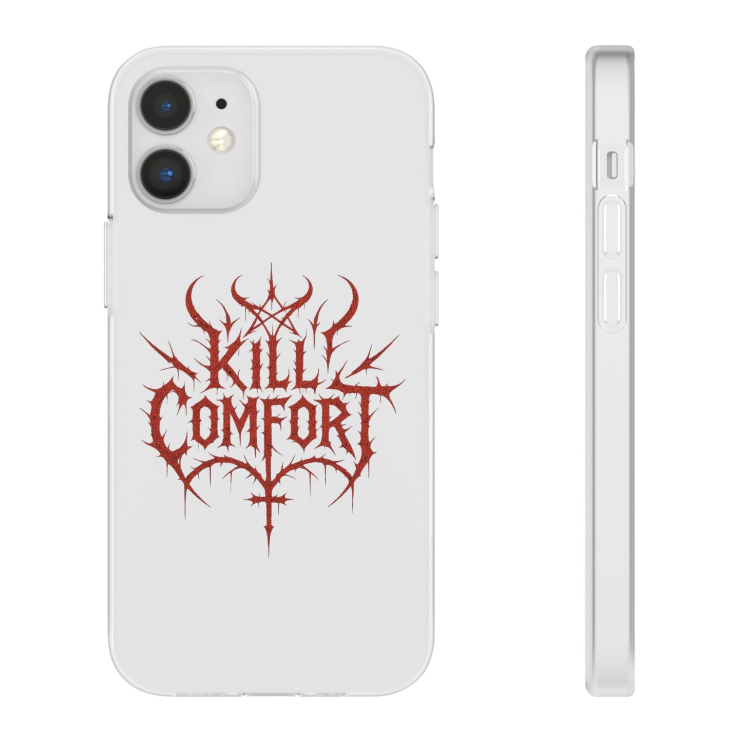 Edgy Flexi Cases for Tough Love | Gothic Phone Cover, Grunge Gift, Alternative Style, Unique Design, Kill Comfort