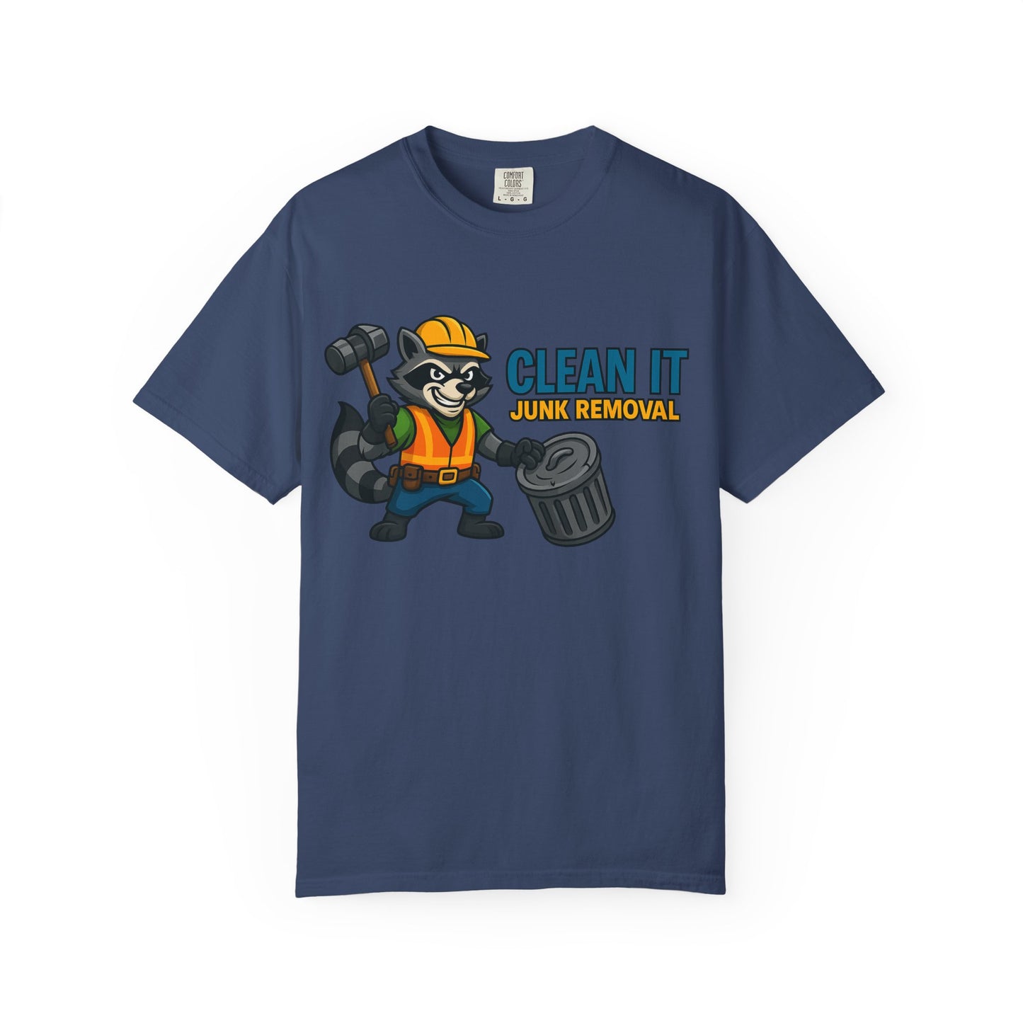 Playful Junk Removal T-Shirt, Gift for Cleanliness Advocates, Green Clean Theme, Eco-Friendly Apparel, Fun Workwear, Unique Gift Idea