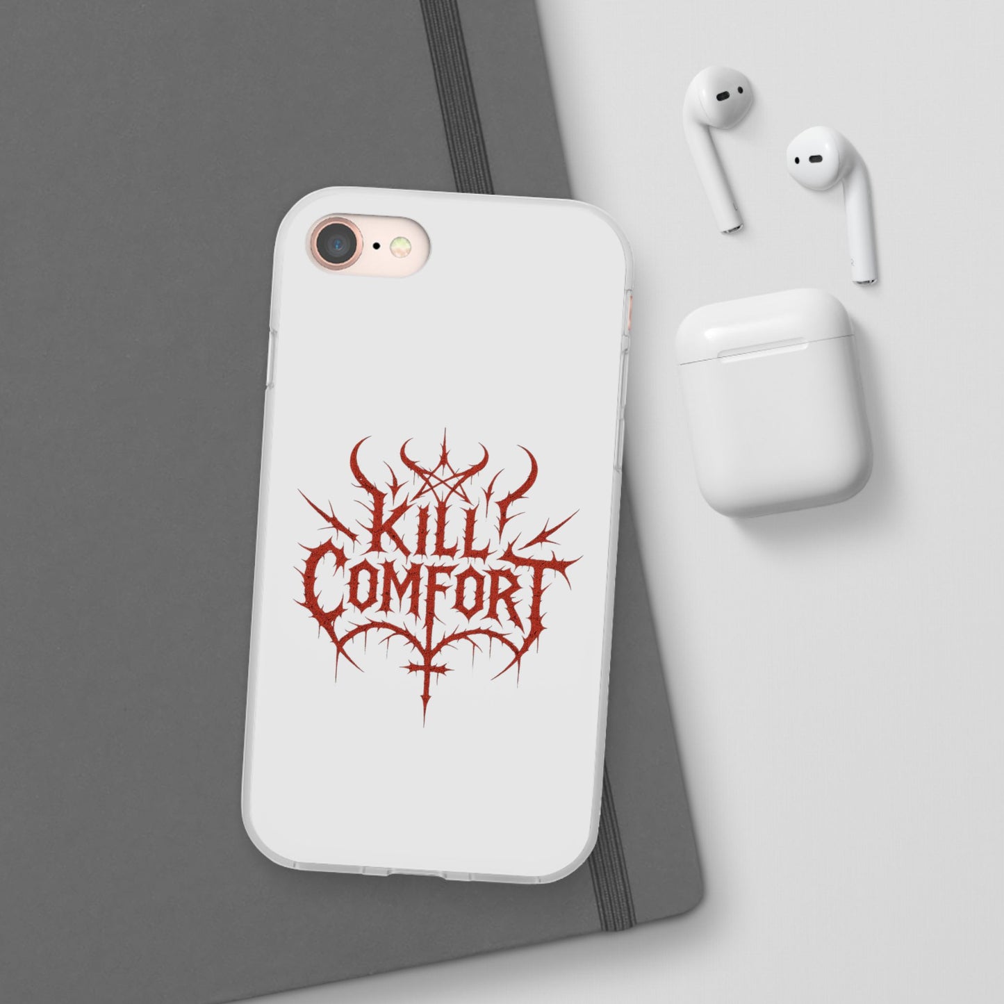 Edgy Flexi Cases for Tough Love | Gothic Phone Cover, Grunge Gift, Alternative Style, Unique Design, Kill Comfort