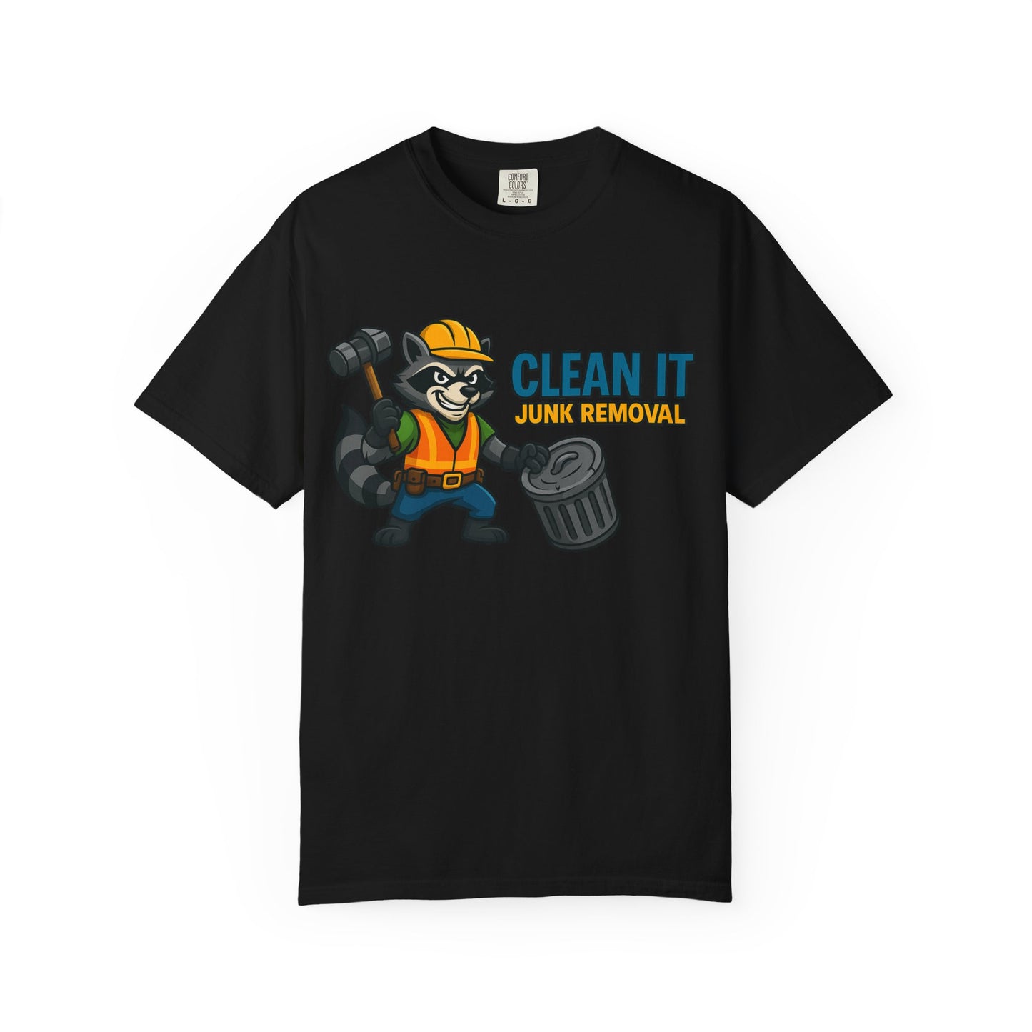 Playful Junk Removal T-Shirt, Gift for Cleanliness Advocates, Green Clean Theme, Eco-Friendly Apparel, Fun Workwear, Unique Gift Idea