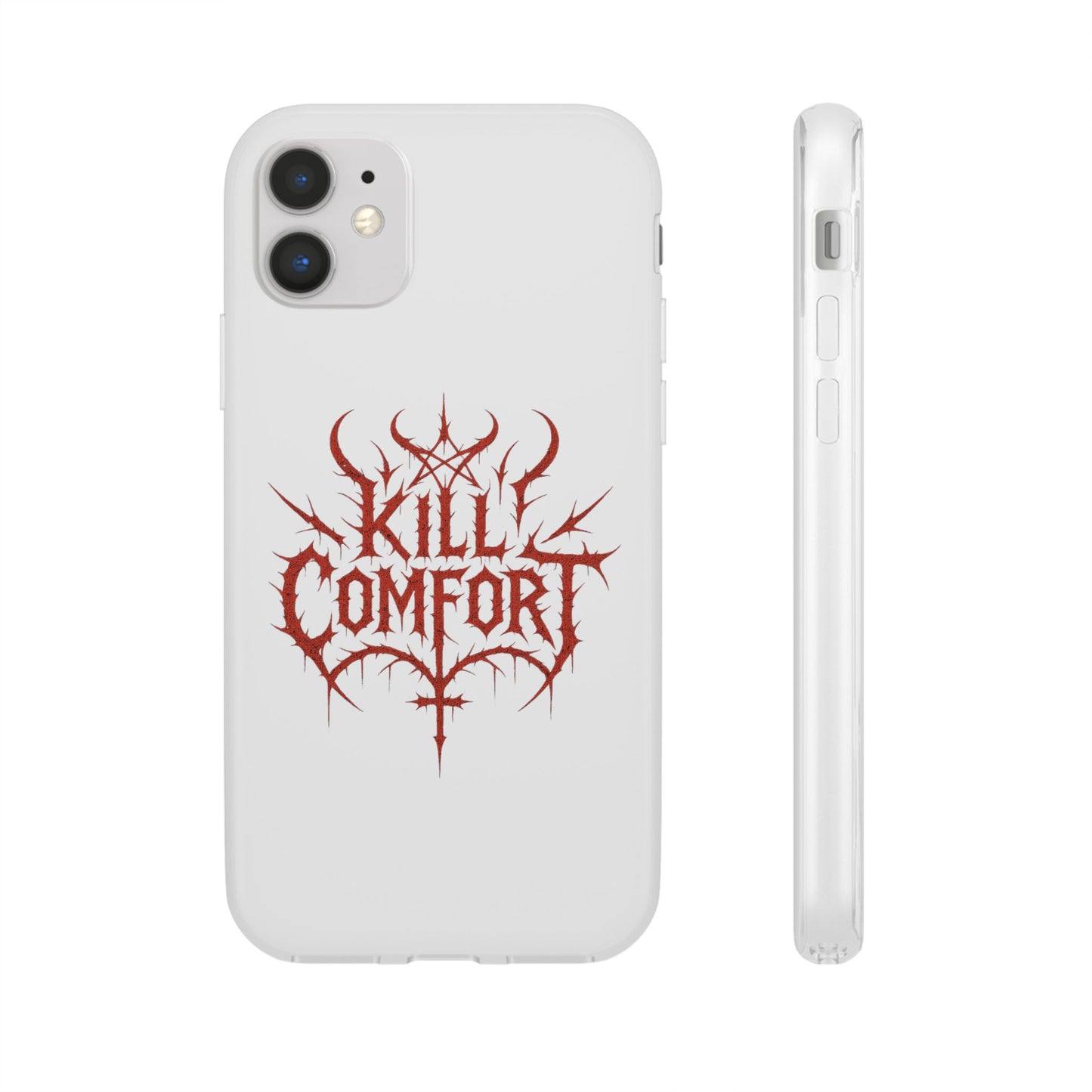 Edgy Flexi Cases for Tough Love | Gothic Phone Cover, Grunge Gift, Alternative Style, Unique Design, Kill Comfort