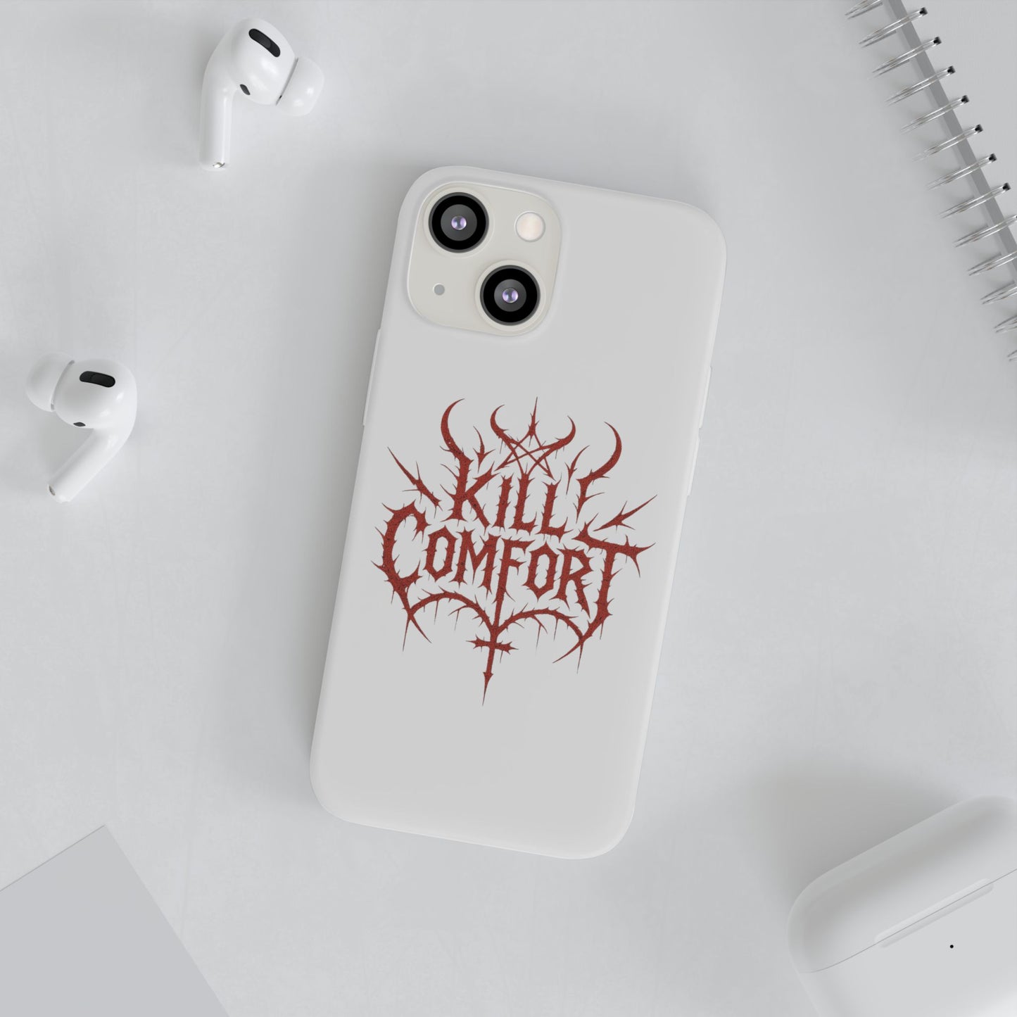 Edgy Flexi Cases for Tough Love | Gothic Phone Cover, Grunge Gift, Alternative Style, Unique Design, Kill Comfort