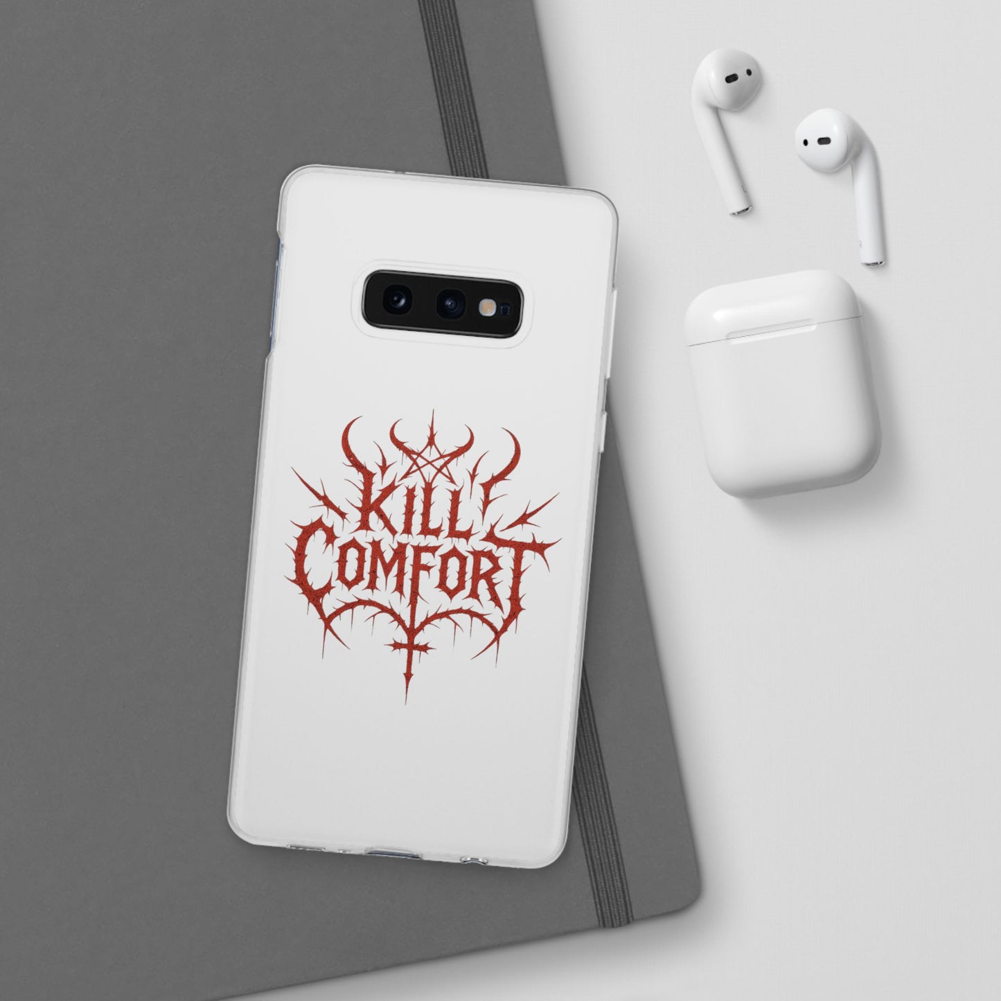 Edgy Flexi Cases for Tough Love | Gothic Phone Cover, Grunge Gift, Alternative Style, Unique Design, Kill Comfort