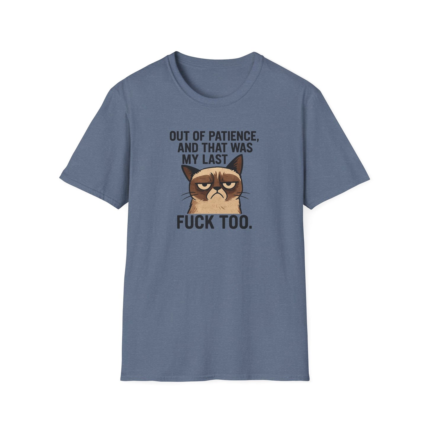 Humorous Cat Quote Tee, Unisex Softstyle T-Shirt, Funny Gift for Cat Lovers, Casual Wear, Birthday, Pet Owners, Relaxed Style