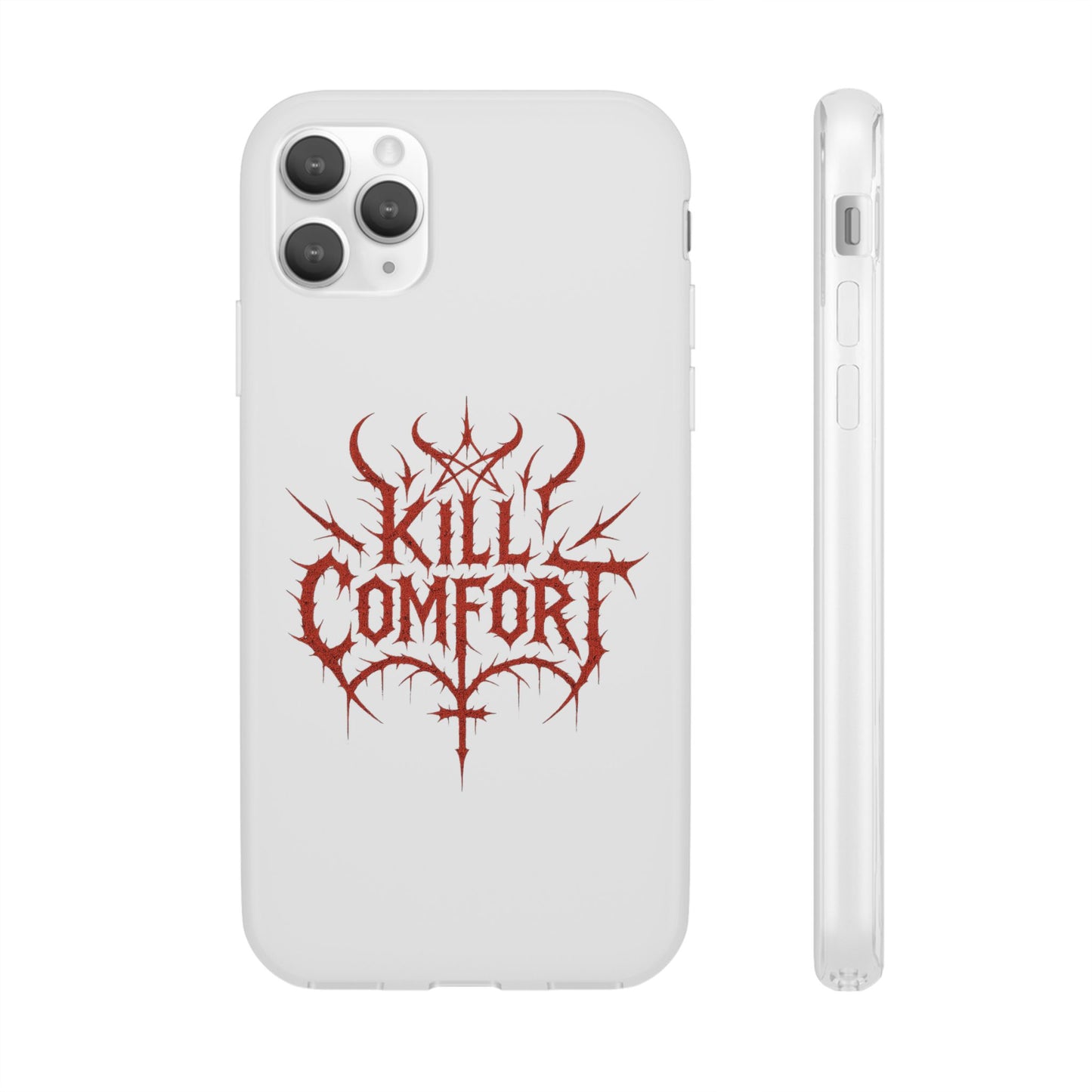 Edgy Flexi Cases for Tough Love | Gothic Phone Cover, Grunge Gift, Alternative Style, Unique Design, Kill Comfort