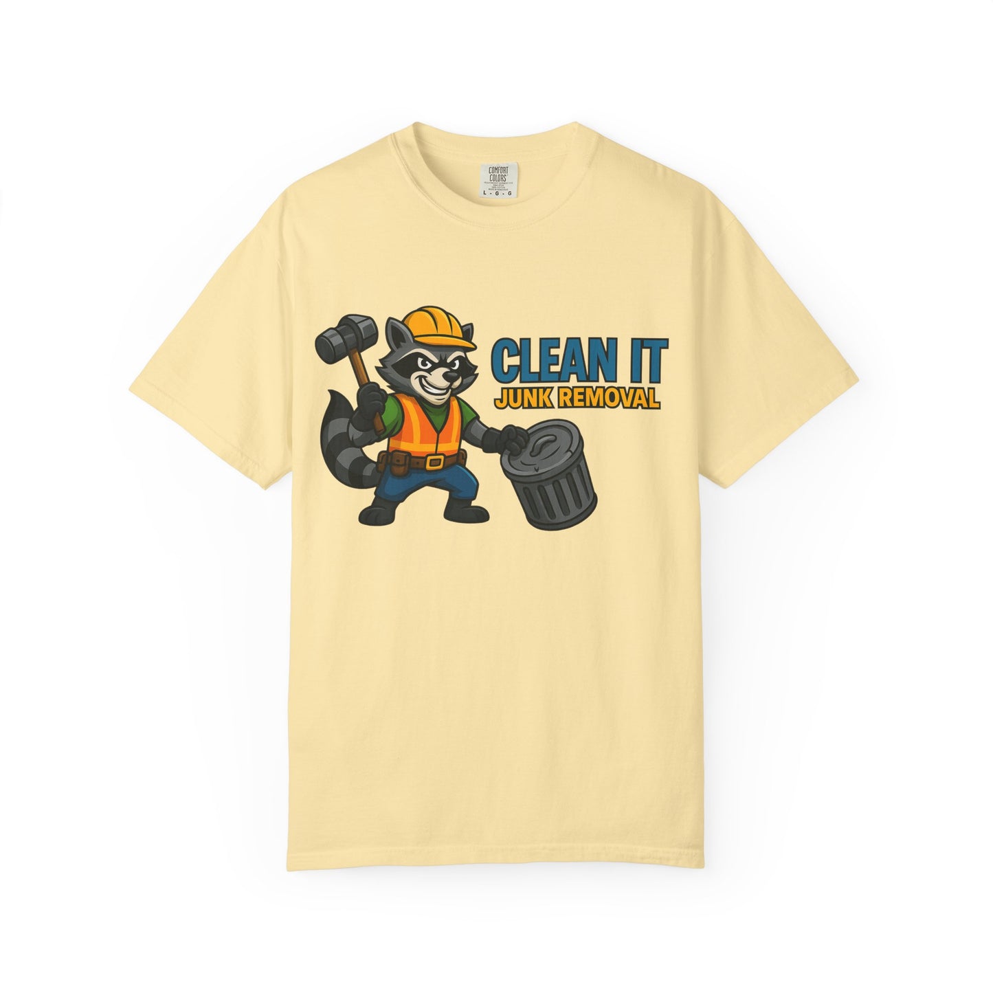Playful Junk Removal T-Shirt, Gift for Cleanliness Advocates, Green Clean Theme, Eco-Friendly Apparel, Fun Workwear, Unique Gift Idea