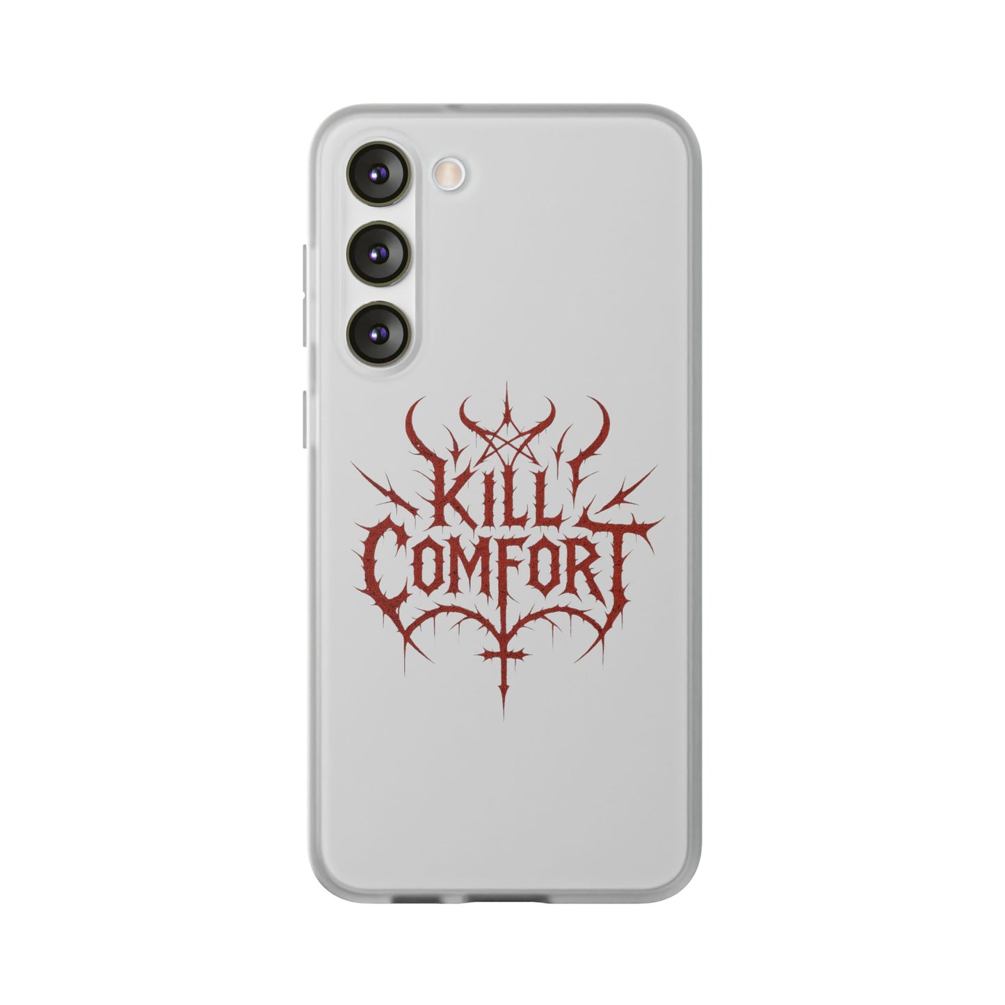 Edgy Flexi Cases for Tough Love | Gothic Phone Cover, Grunge Gift, Alternative Style, Unique Design, Kill Comfort