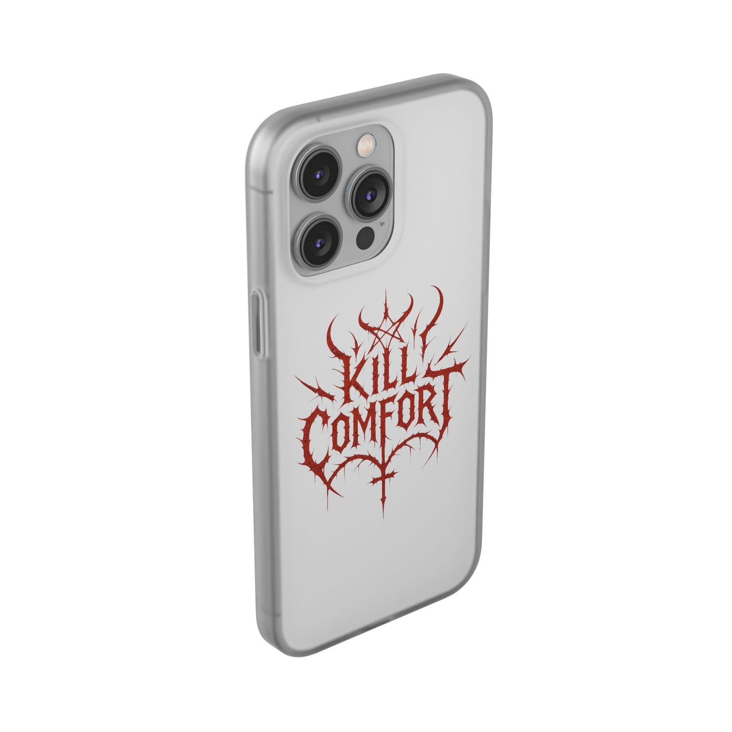 Edgy Flexi Cases for Tough Love | Gothic Phone Cover, Grunge Gift, Alternative Style, Unique Design, Kill Comfort