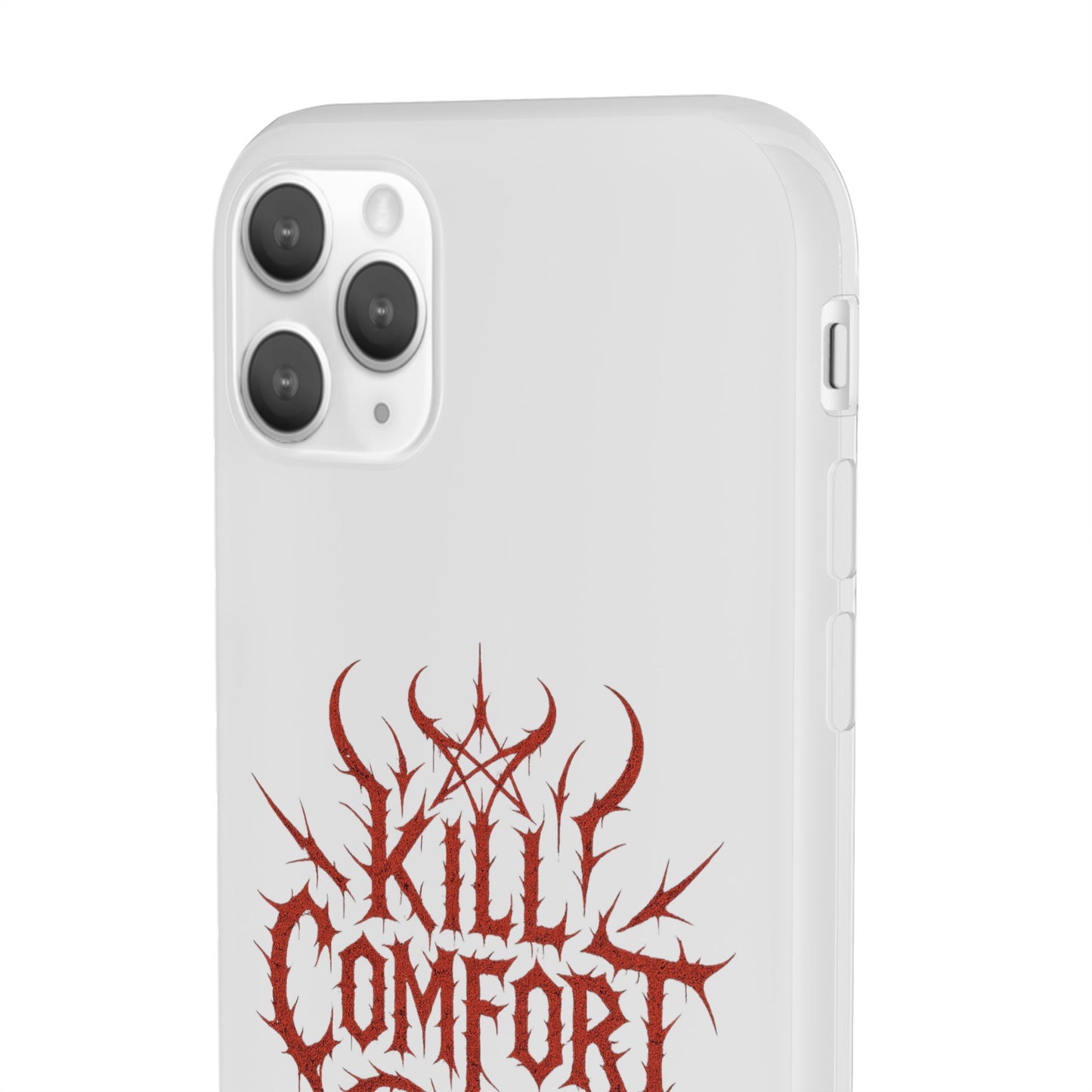 Edgy Flexi Cases for Tough Love | Gothic Phone Cover, Grunge Gift, Alternative Style, Unique Design, Kill Comfort
