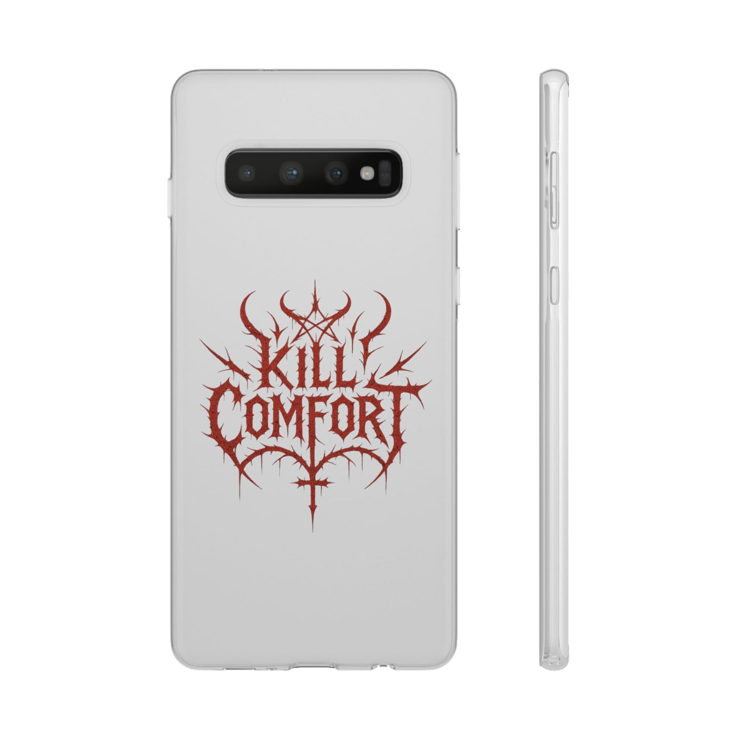 Edgy Flexi Cases for Tough Love | Gothic Phone Cover, Grunge Gift, Alternative Style, Unique Design, Kill Comfort
