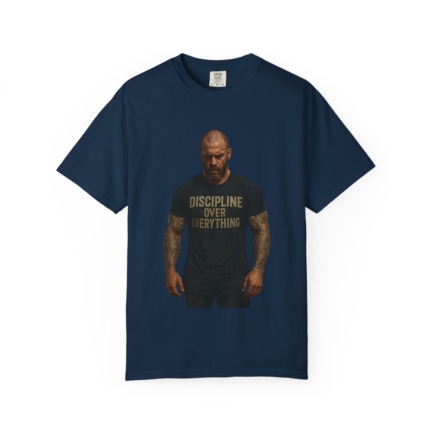 Motivational Unisex T-Shirt - Discipline Over Everything, Gym Shirt, Fitness Apparel, Inspirational Tee, Workout Gift