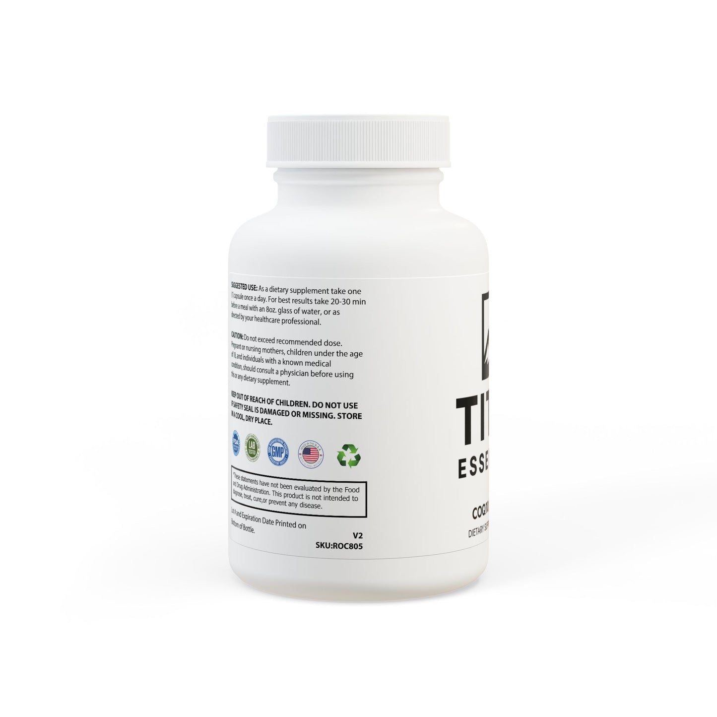 CoQ10 (Ubiquinone) Supplement (30 Capsules) Titan Essentials