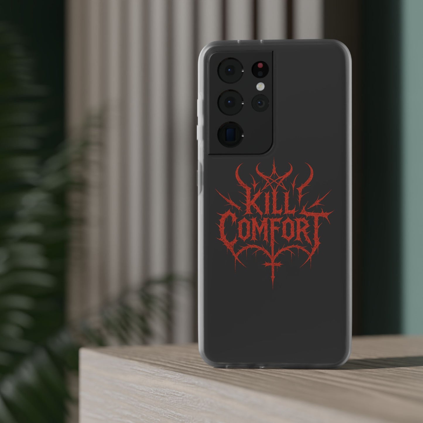 Edgy Flexi Cases for Tough Love | Gothic Phone Cover, Grunge Gift, Alternative Style, Unique Design, Kill Comfort