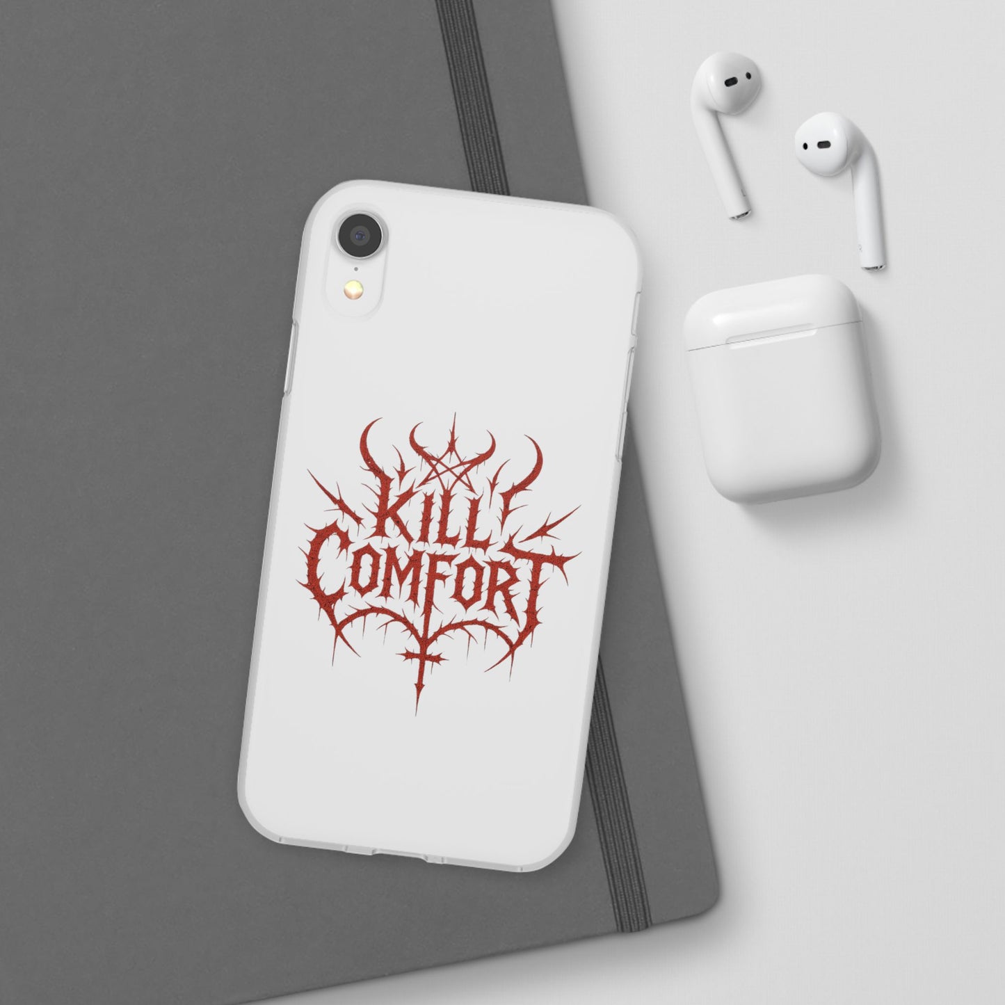Edgy Flexi Cases for Tough Love | Gothic Phone Cover, Grunge Gift, Alternative Style, Unique Design, Kill Comfort