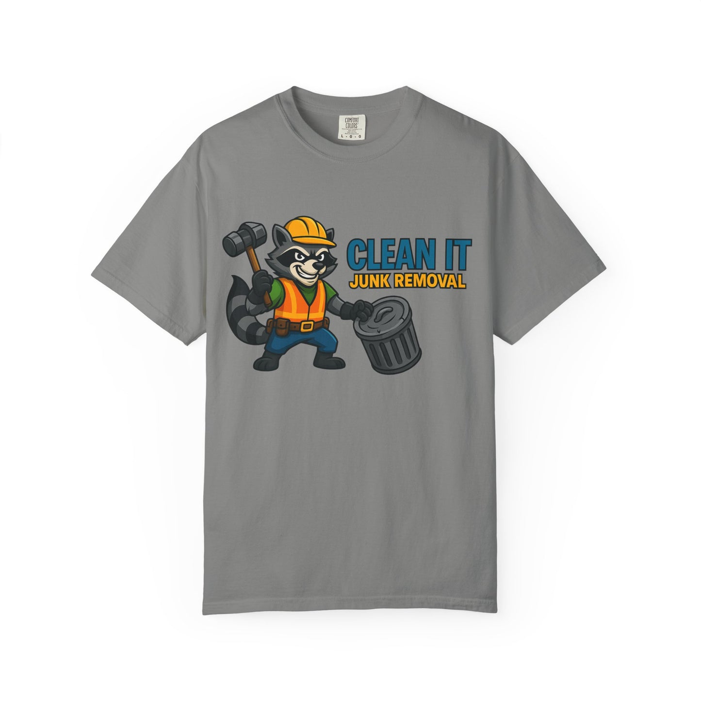 Playful Junk Removal T-Shirt, Gift for Cleanliness Advocates, Green Clean Theme, Eco-Friendly Apparel, Fun Workwear, Unique Gift Idea