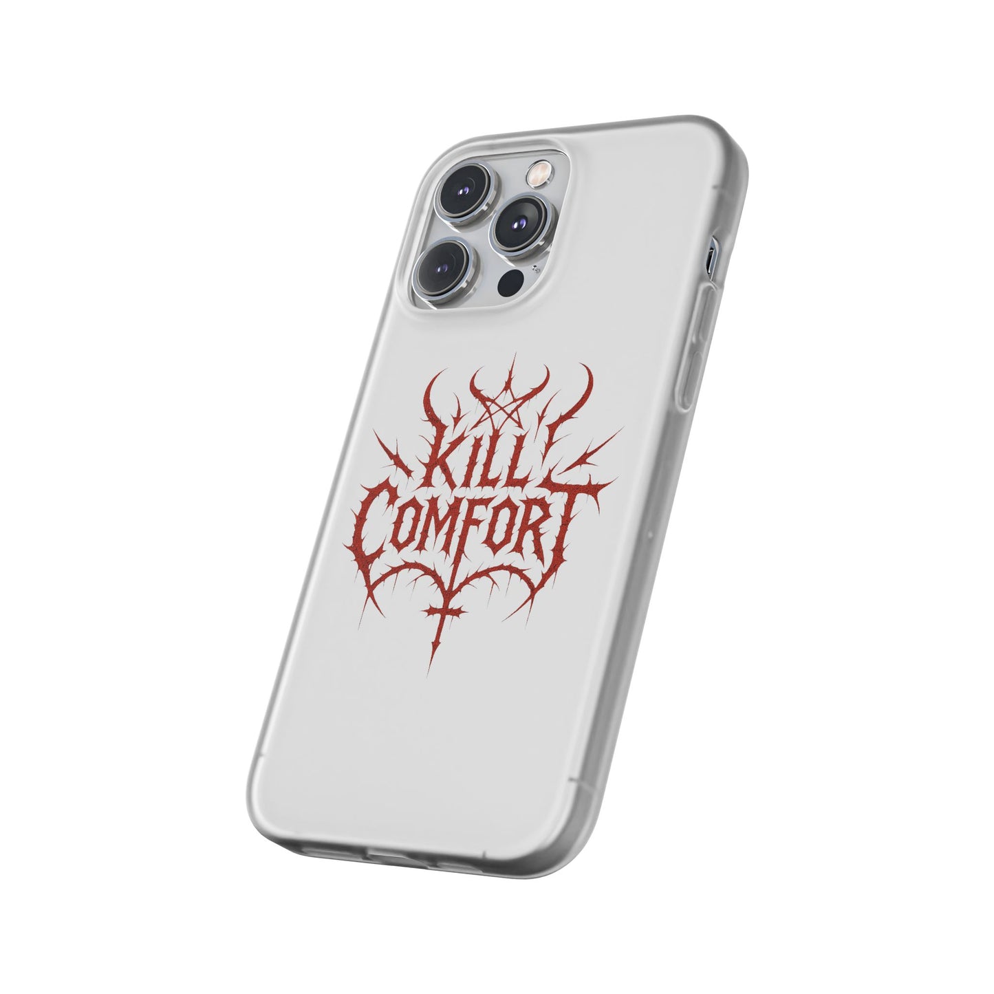 Edgy Flexi Cases for Tough Love | Gothic Phone Cover, Grunge Gift, Alternative Style, Unique Design, Kill Comfort
