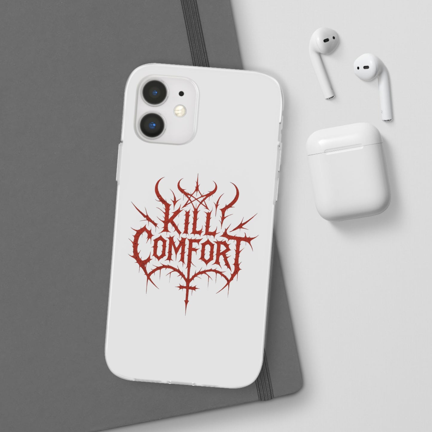 Edgy Flexi Cases for Tough Love | Gothic Phone Cover, Grunge Gift, Alternative Style, Unique Design, Kill Comfort
