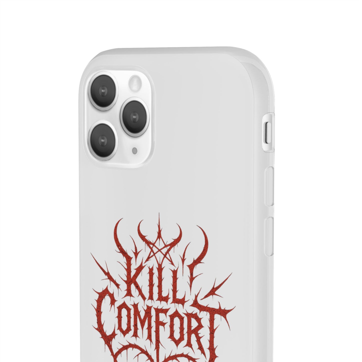 Edgy Flexi Cases for Tough Love | Gothic Phone Cover, Grunge Gift, Alternative Style, Unique Design, Kill Comfort