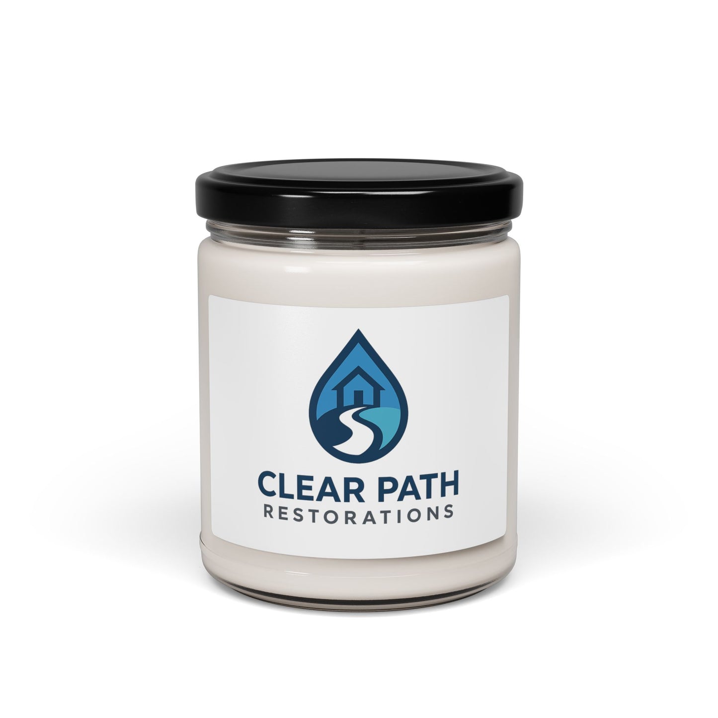 Clear Path Restorations Scented Soy Candle | 9oz Aroma Relaxation | Home Decor Gift | Eco-Friendly Candle