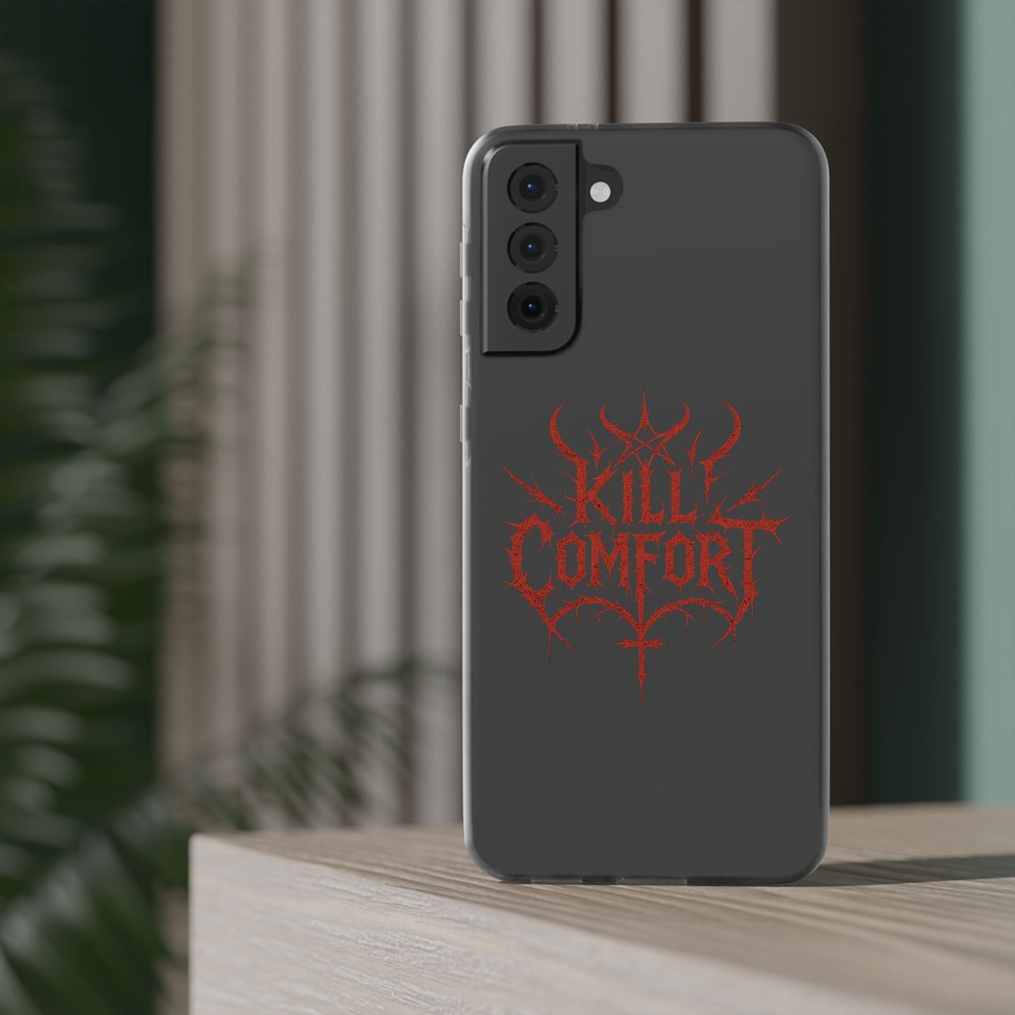 Edgy Flexi Cases for Tough Love | Gothic Phone Cover, Grunge Gift, Alternative Style, Unique Design, Kill Comfort