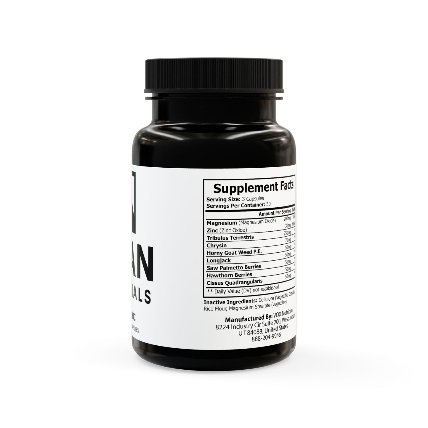 Magnesium Zinc Supplement (90 Capsules) Titan Essentials