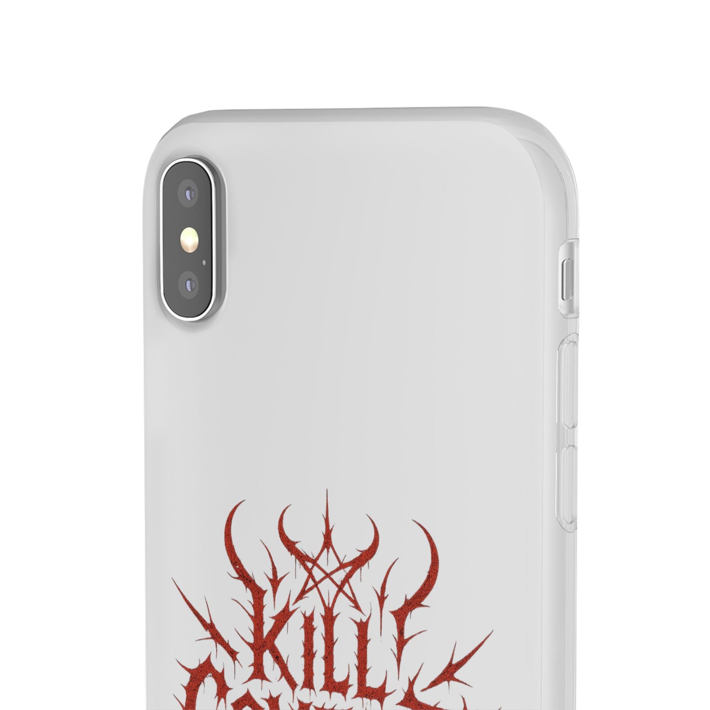 Edgy Flexi Cases for Tough Love | Gothic Phone Cover, Grunge Gift, Alternative Style, Unique Design, Kill Comfort