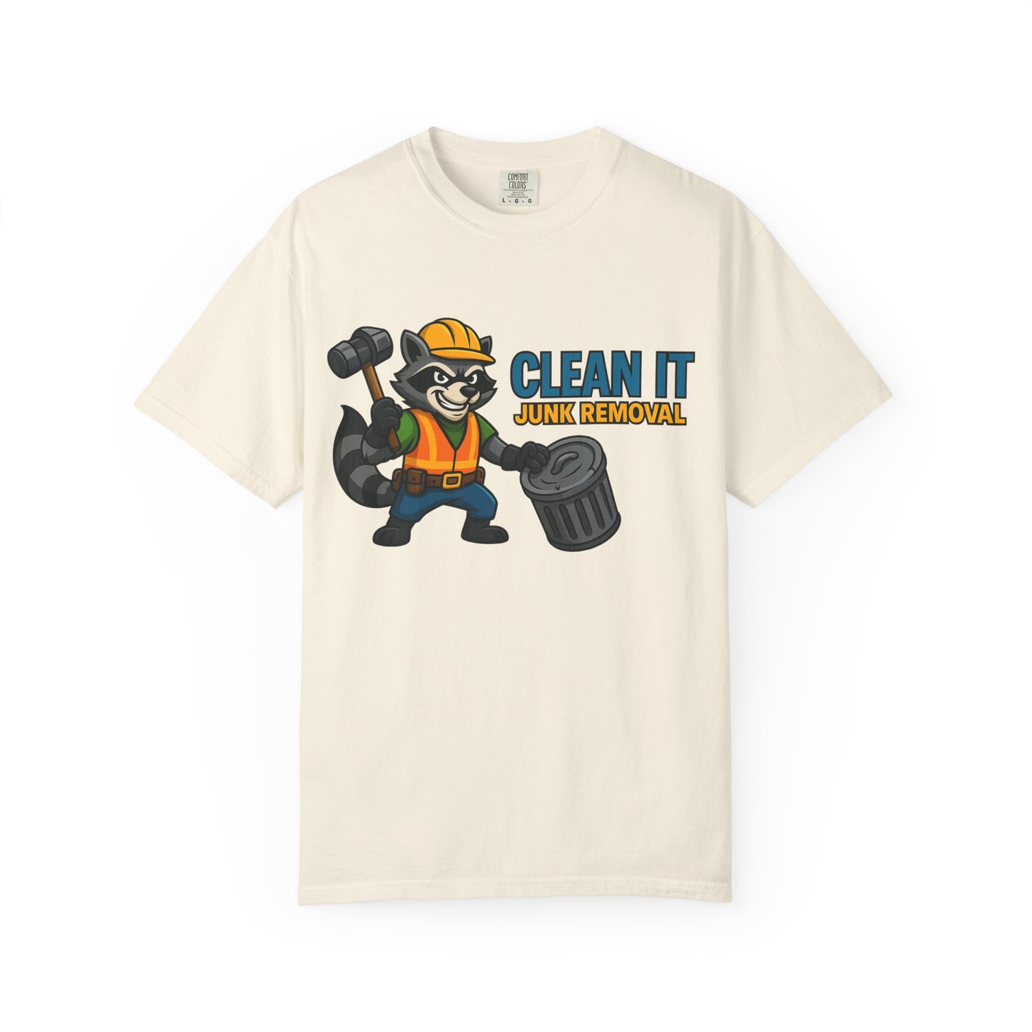 Playful Junk Removal T-Shirt, Gift for Cleanliness Advocates, Green Clean Theme, Eco-Friendly Apparel, Fun Workwear, Unique Gift Idea
