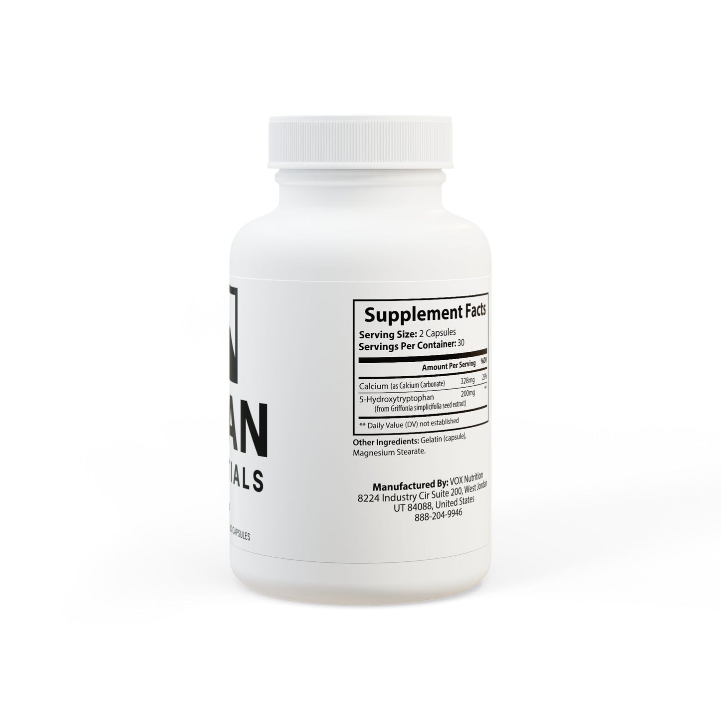 5-HTP Supplement (60 Capsules) Titan Essentials