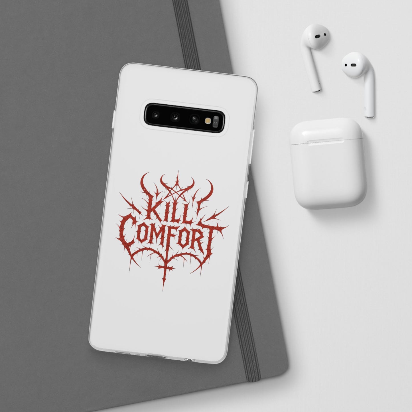 Edgy Flexi Cases for Tough Love | Gothic Phone Cover, Grunge Gift, Alternative Style, Unique Design, Kill Comfort