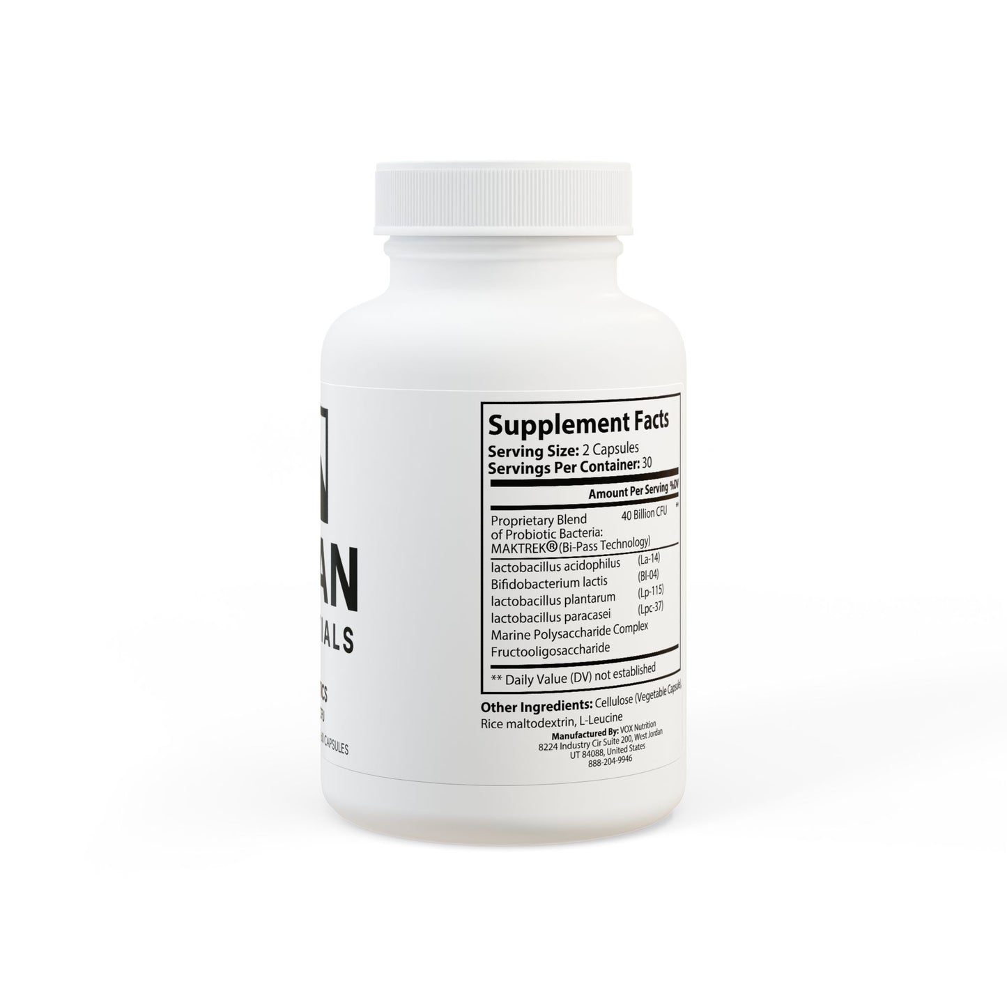 Probiotics Supplement (60 Capsules) Titan Essentials