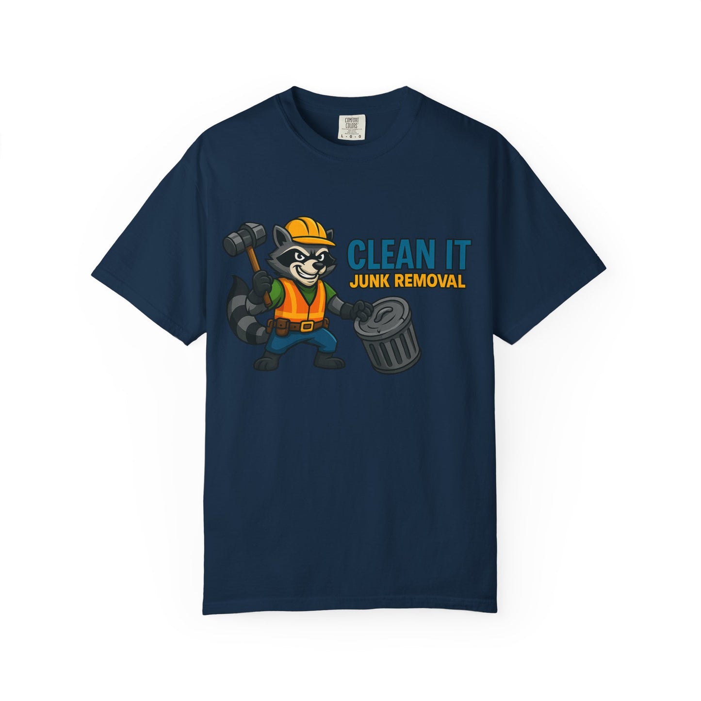 Playful Junk Removal T-Shirt, Gift for Cleanliness Advocates, Green Clean Theme, Eco-Friendly Apparel, Fun Workwear, Unique Gift Idea