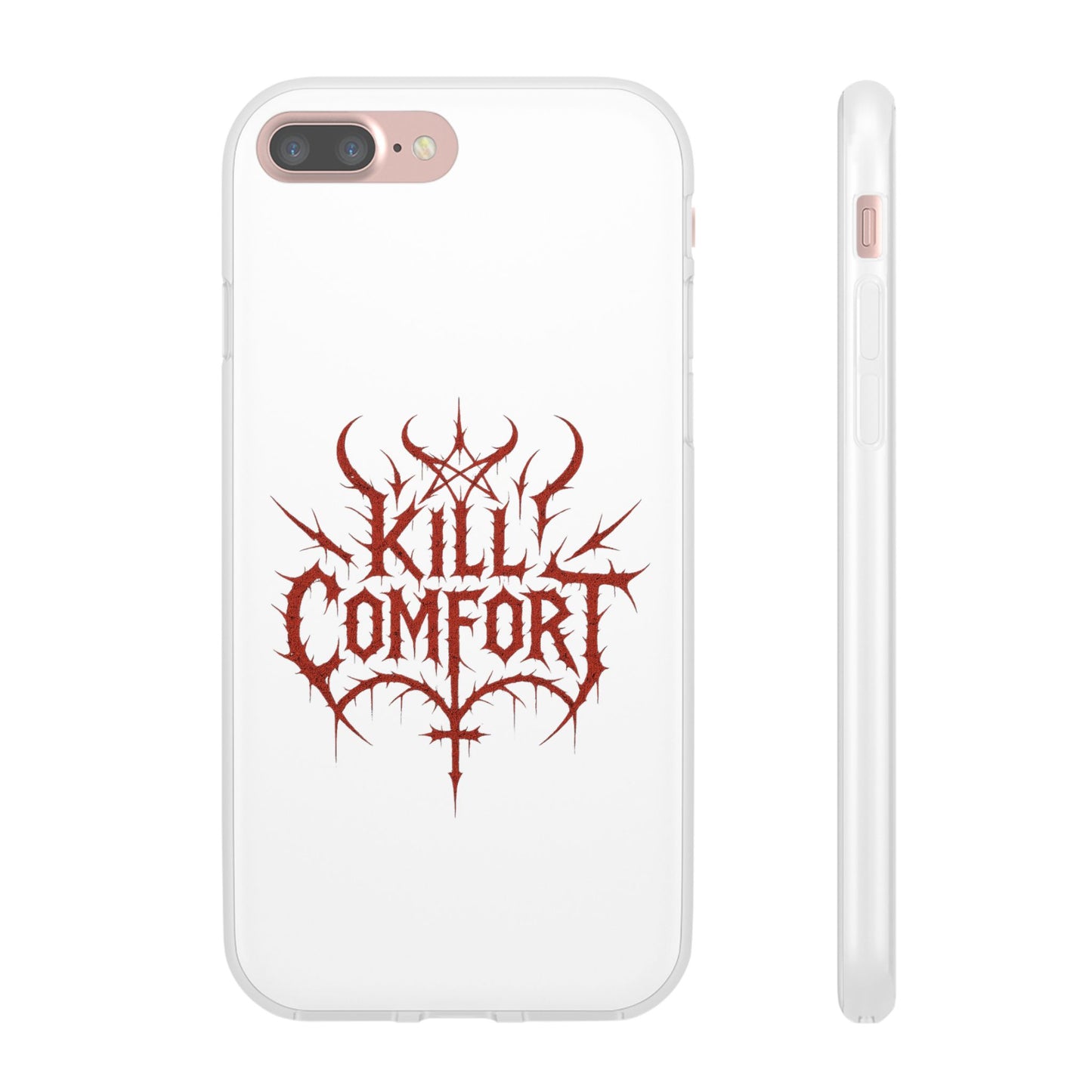 Edgy Flexi Cases for Tough Love | Gothic Phone Cover, Grunge Gift, Alternative Style, Unique Design, Kill Comfort