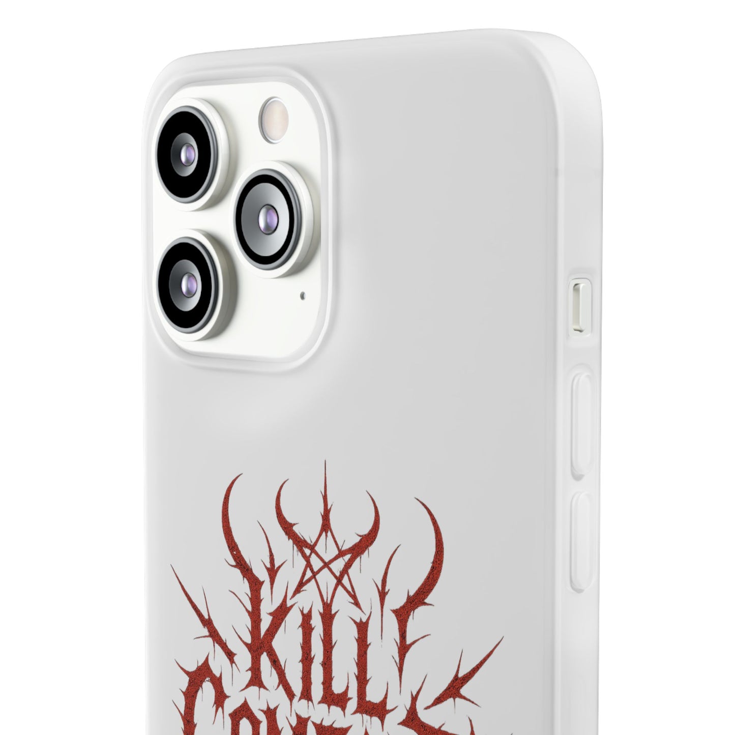 Edgy Flexi Cases for Tough Love | Gothic Phone Cover, Grunge Gift, Alternative Style, Unique Design, Kill Comfort
