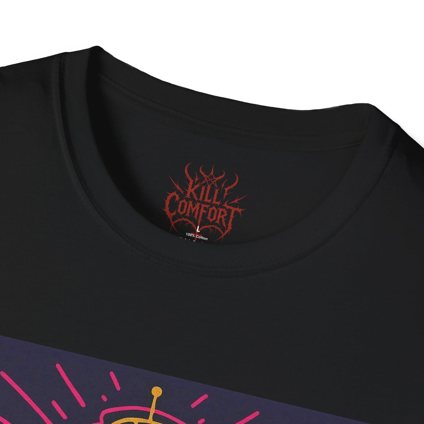 Aliens Control Unisex Softstyle T-Shirt, Fun Graphic Tee, Casual Wear, Gift for Sci-Fi Lovers, Alien Theme