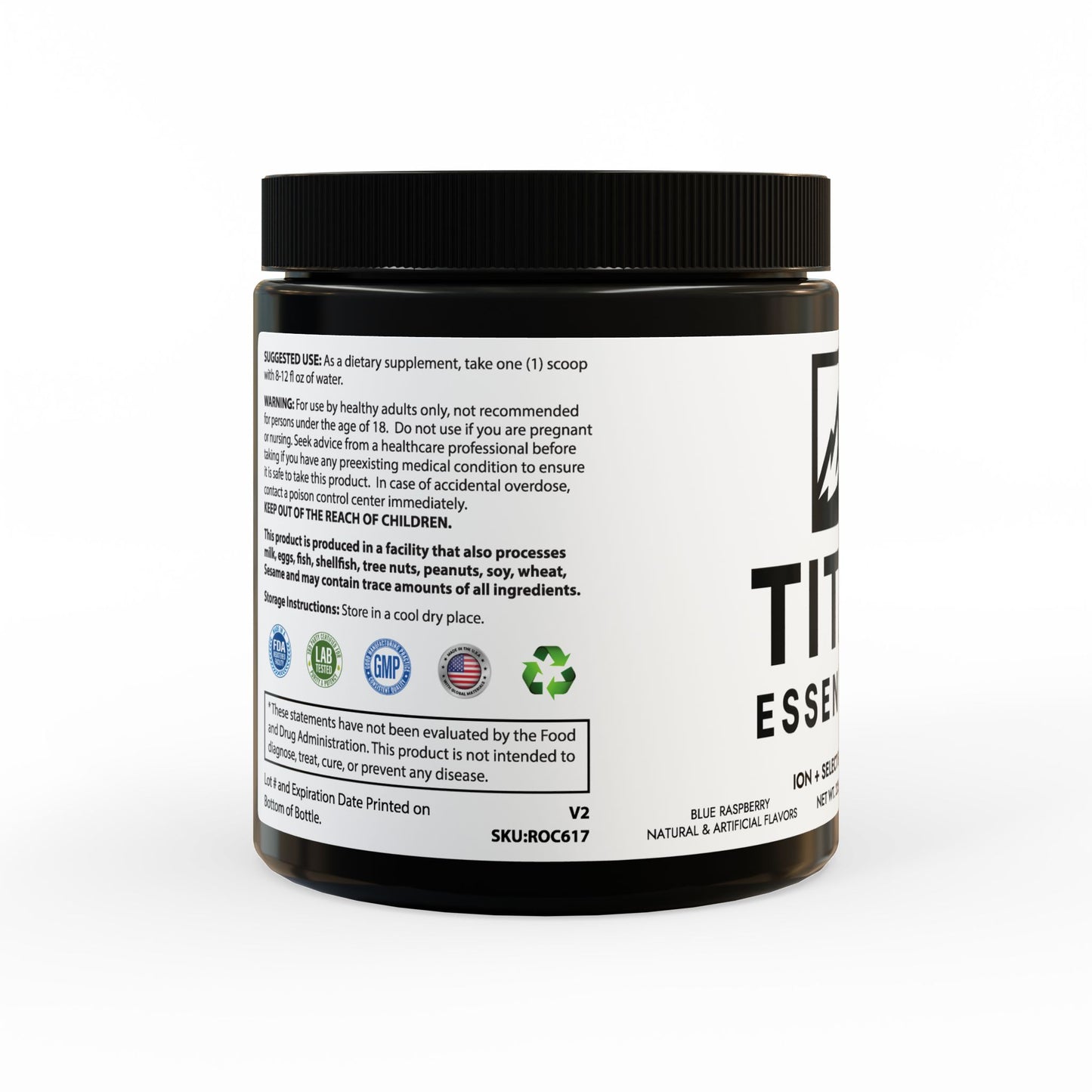 ION + Select Electrolyte Supplement (225g, 7.9oz) Titan Essentials