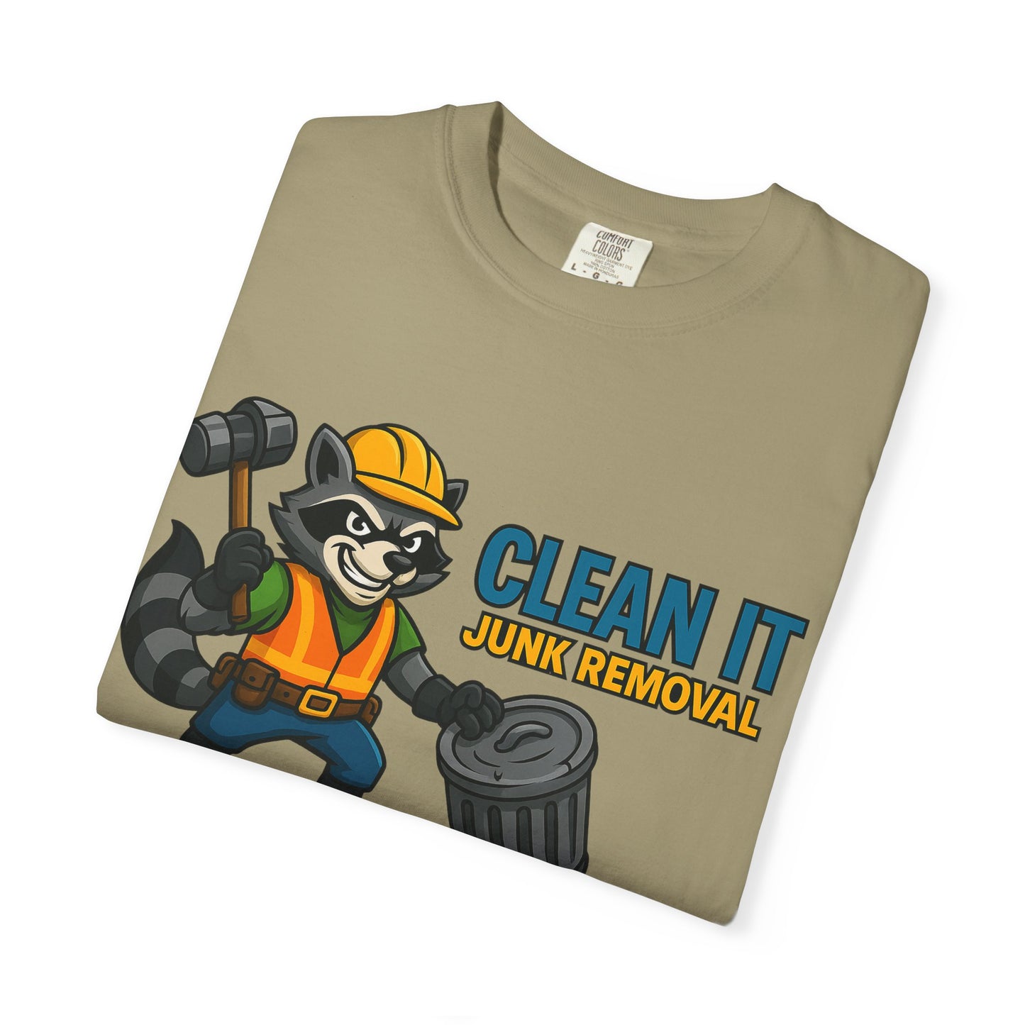 Playful Junk Removal T-Shirt, Gift for Cleanliness Advocates, Green Clean Theme, Eco-Friendly Apparel, Fun Workwear, Unique Gift Idea