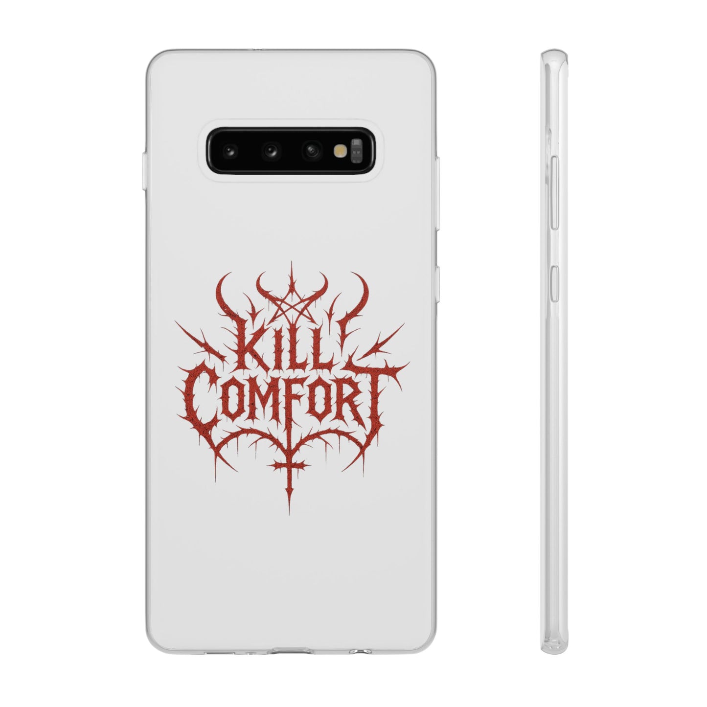 Edgy Flexi Cases for Tough Love | Gothic Phone Cover, Grunge Gift, Alternative Style, Unique Design, Kill Comfort
