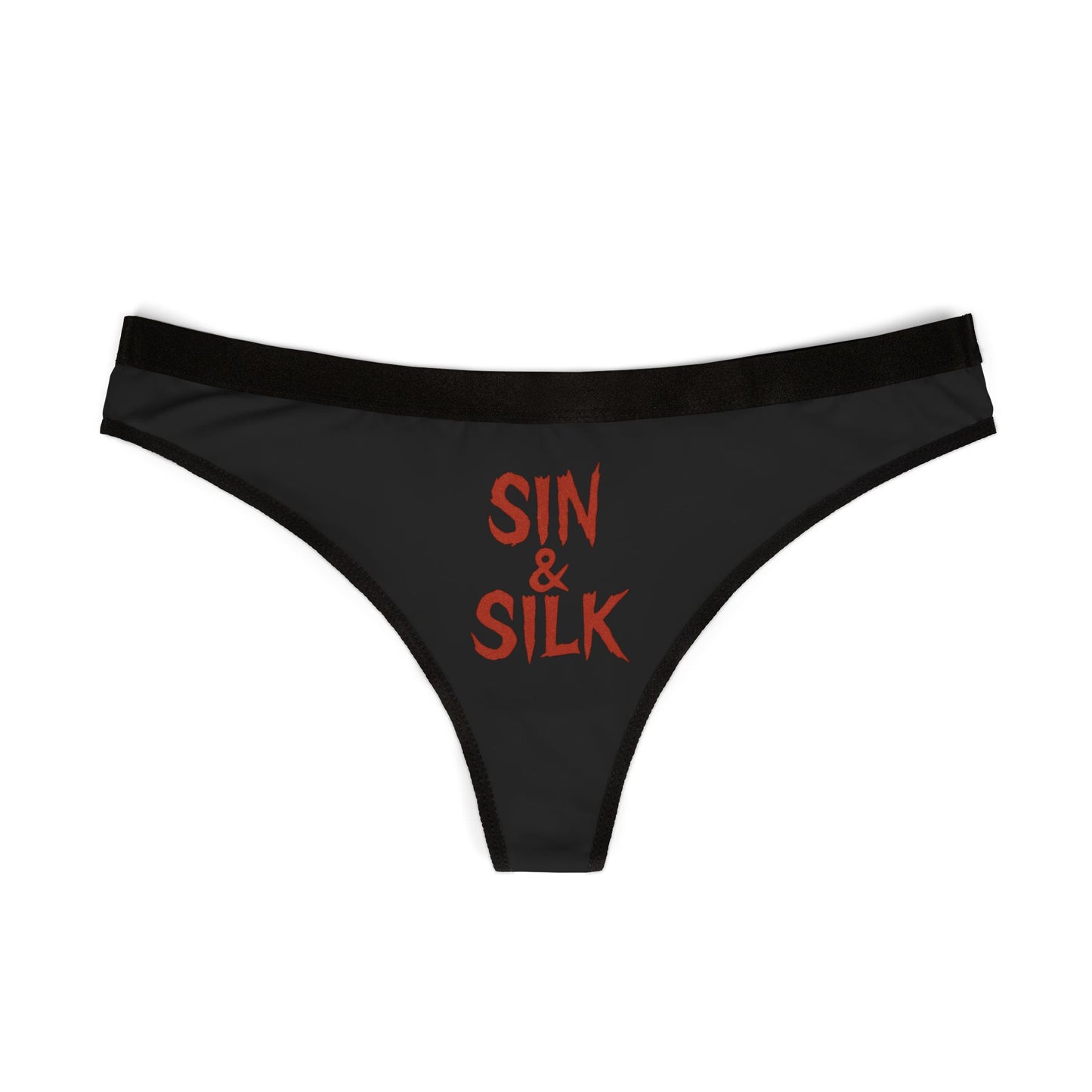 Sin & Silk Branded Thong