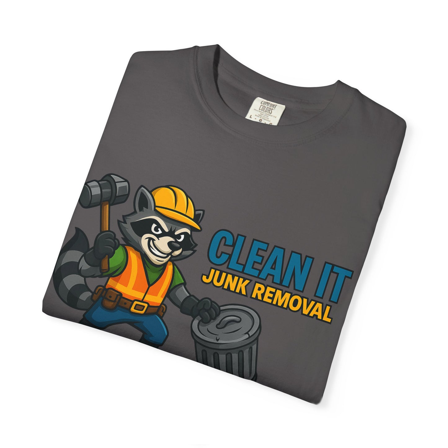 Playful Junk Removal T-Shirt, Gift for Cleanliness Advocates, Green Clean Theme, Eco-Friendly Apparel, Fun Workwear, Unique Gift Idea