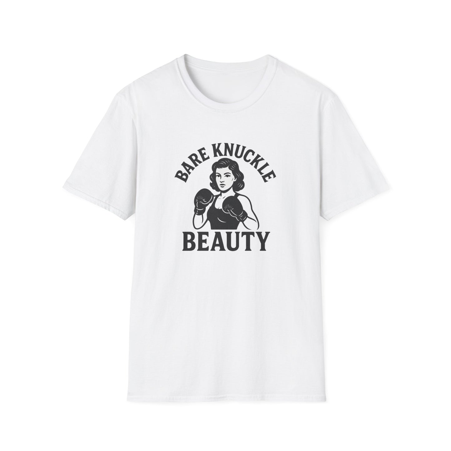 Empowering Feminist T-Shirt - Bare Knuckle Beauty, Gift for Her, Casual Wear, Workout Shirt, Women's Empowerment Top
