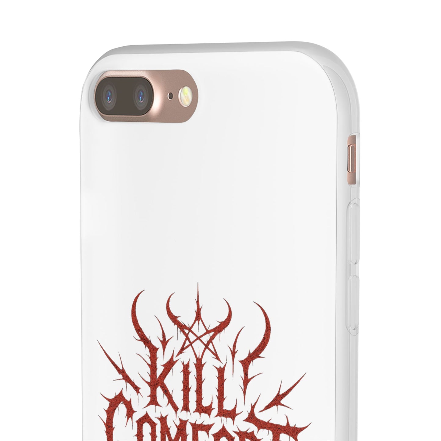 Edgy Flexi Cases for Tough Love | Gothic Phone Cover, Grunge Gift, Alternative Style, Unique Design, Kill Comfort
