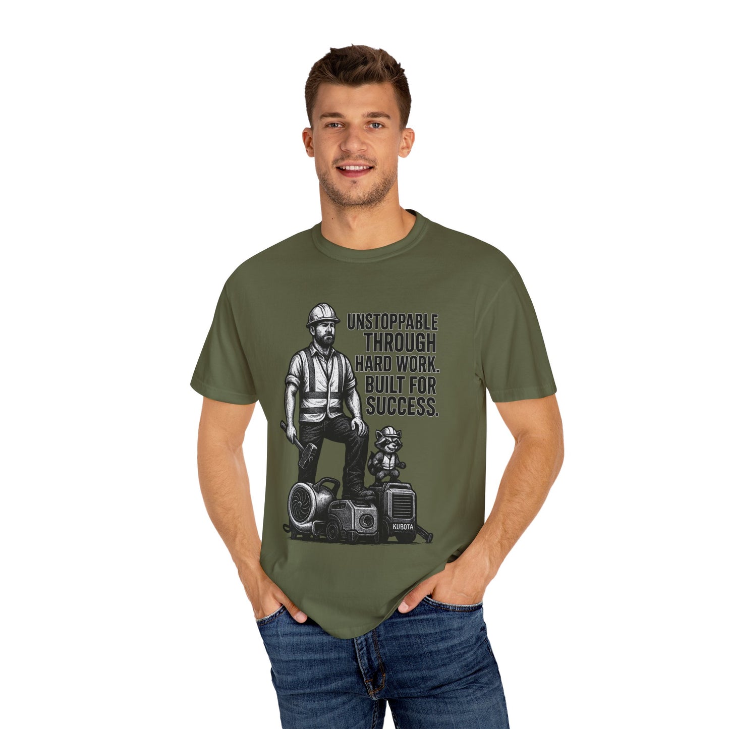 Unstoppable Hard Work T-shirt, Motivational Tee for Builders, Workwear Gift, Labor Day Apparel, Unisex Graphic Shirt