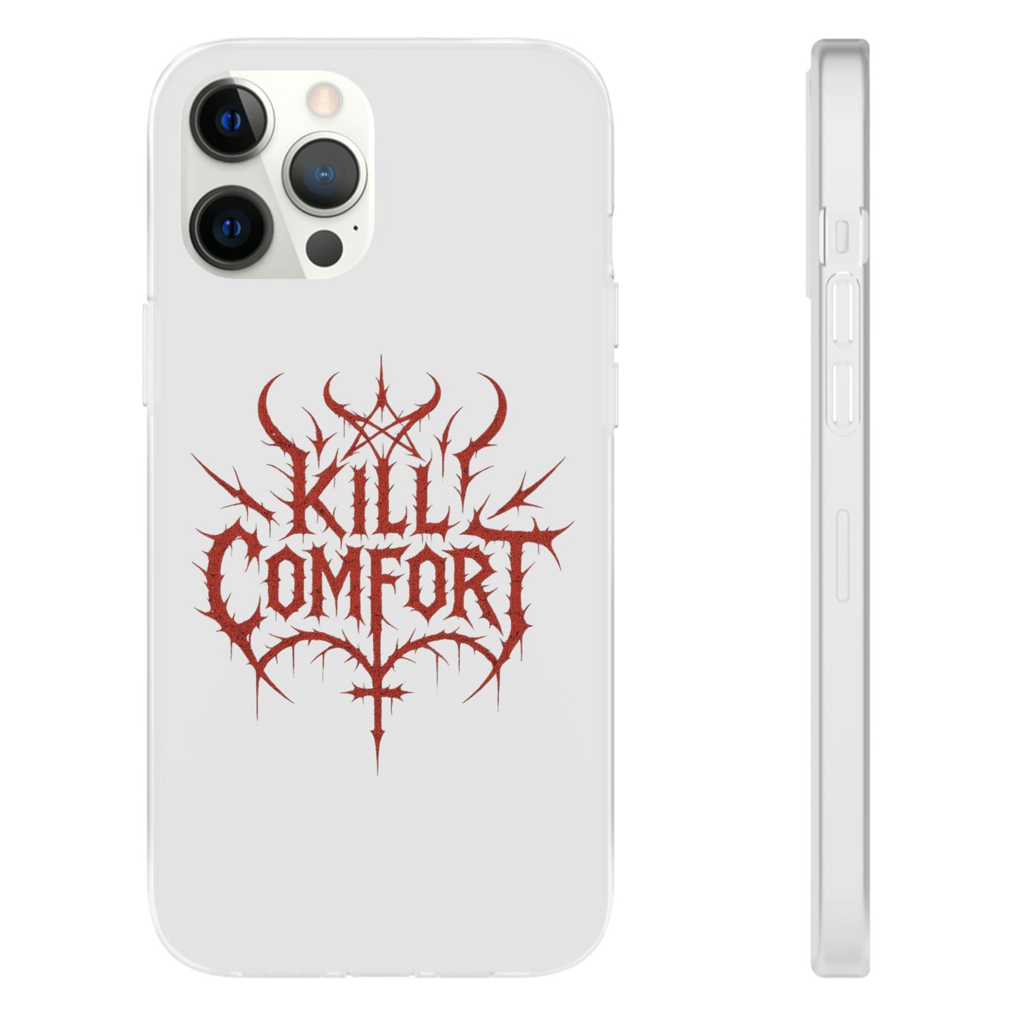 Edgy Flexi Cases for Tough Love | Gothic Phone Cover, Grunge Gift, Alternative Style, Unique Design, Kill Comfort