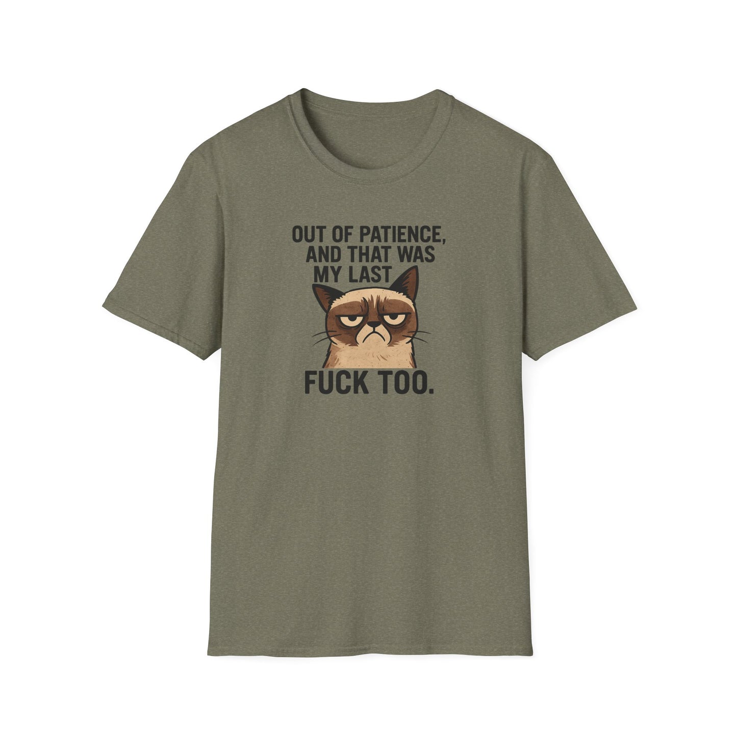 Humorous Cat Quote Tee, Unisex Softstyle T-Shirt, Funny Gift for Cat Lovers, Casual Wear, Birthday, Pet Owners, Relaxed Style