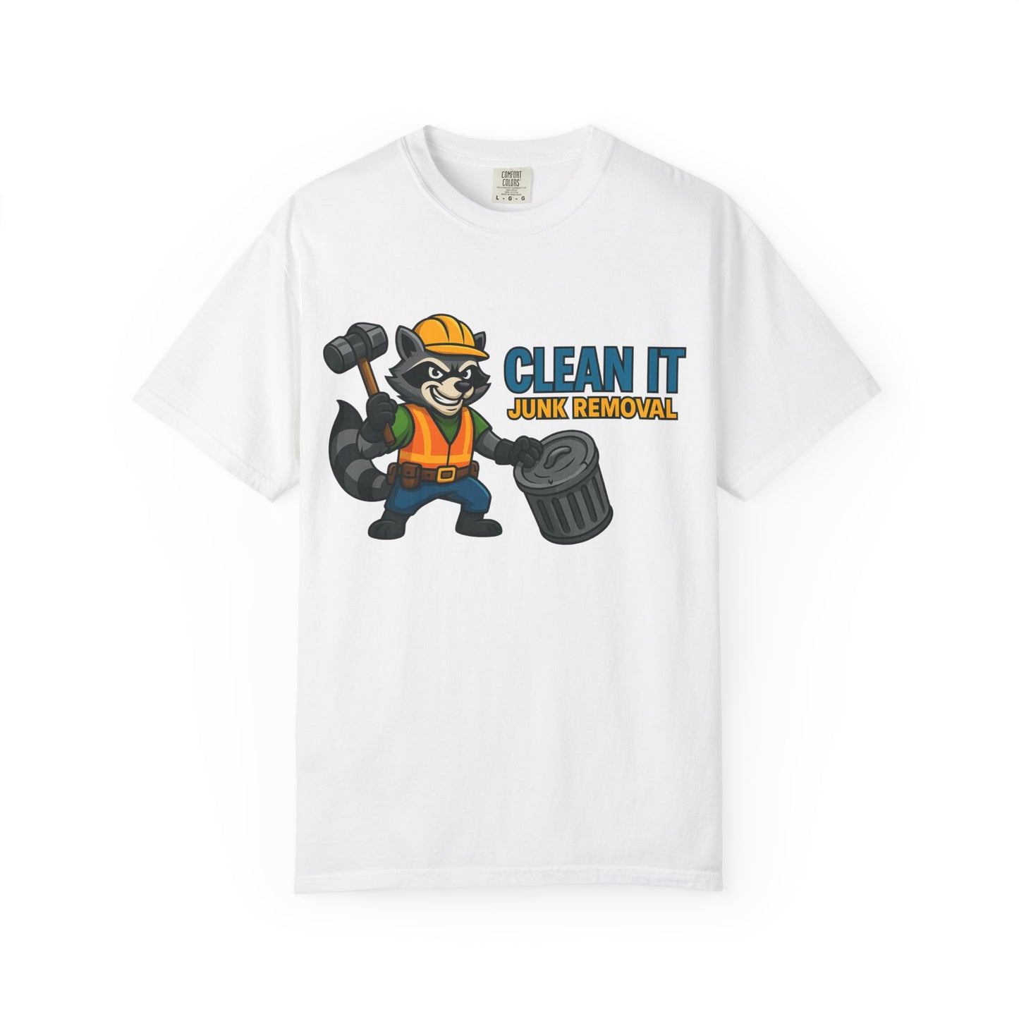 Playful Junk Removal T-Shirt, Gift for Cleanliness Advocates, Green Clean Theme, Eco-Friendly Apparel, Fun Workwear, Unique Gift Idea