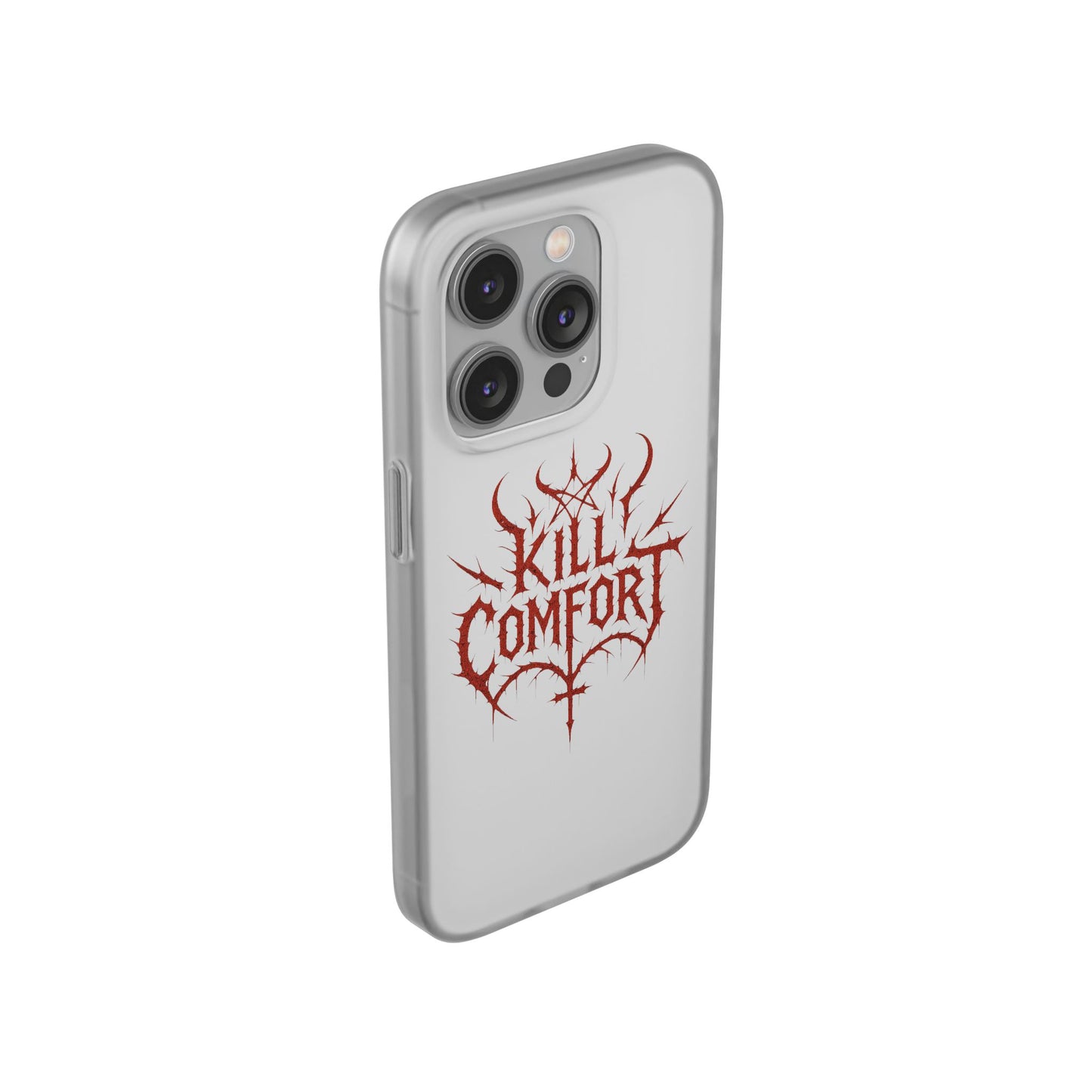 Edgy Flexi Cases for Tough Love | Gothic Phone Cover, Grunge Gift, Alternative Style, Unique Design, Kill Comfort