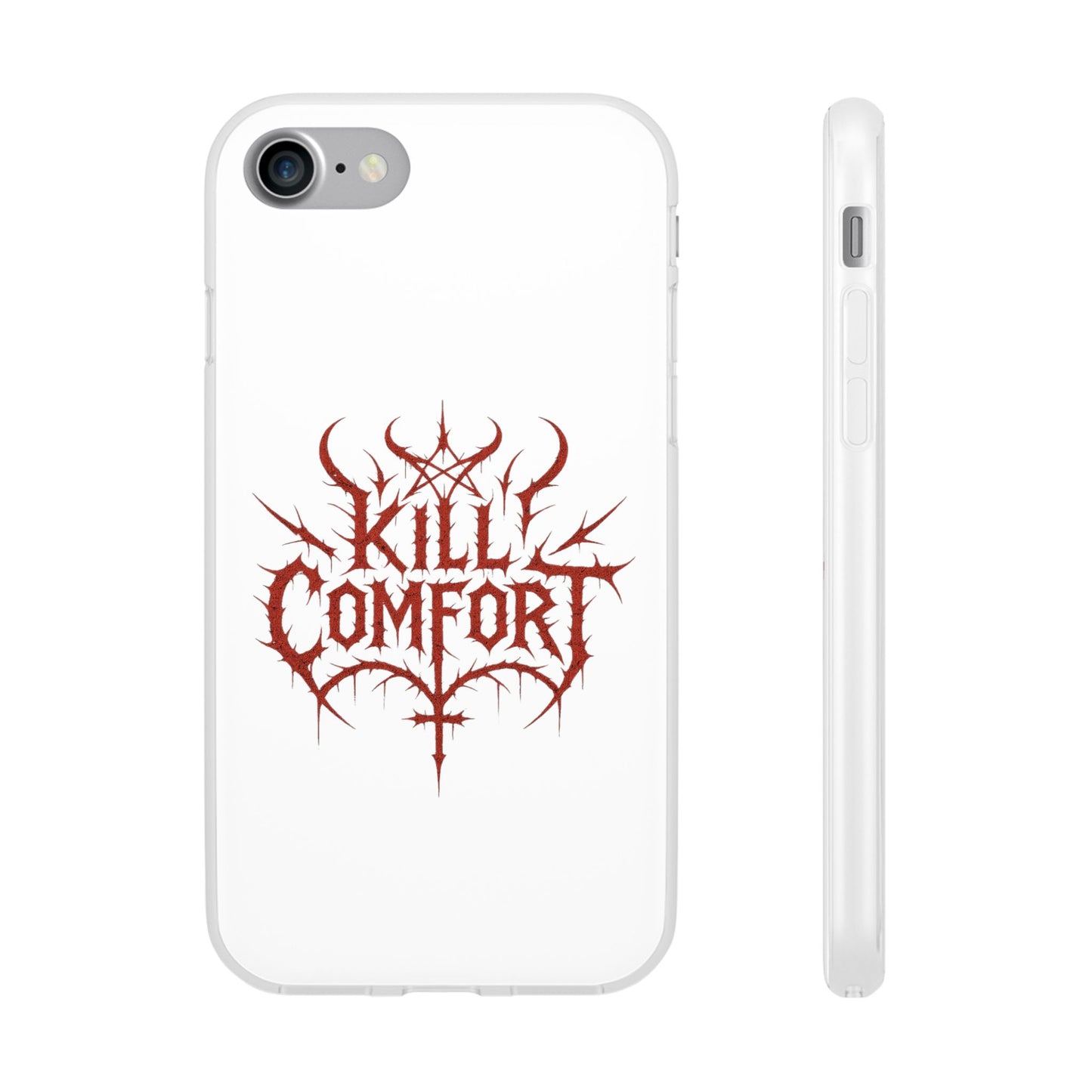 Edgy Flexi Cases for Tough Love | Gothic Phone Cover, Grunge Gift, Alternative Style, Unique Design, Kill Comfort