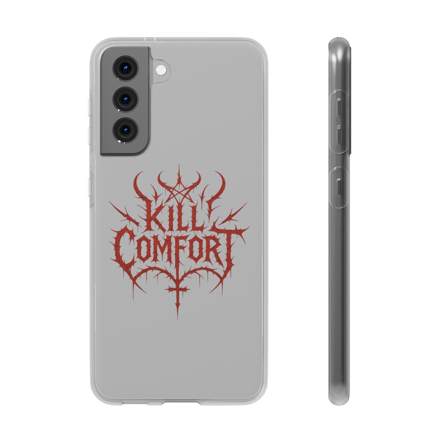 Edgy Flexi Cases for Tough Love | Gothic Phone Cover, Grunge Gift, Alternative Style, Unique Design, Kill Comfort